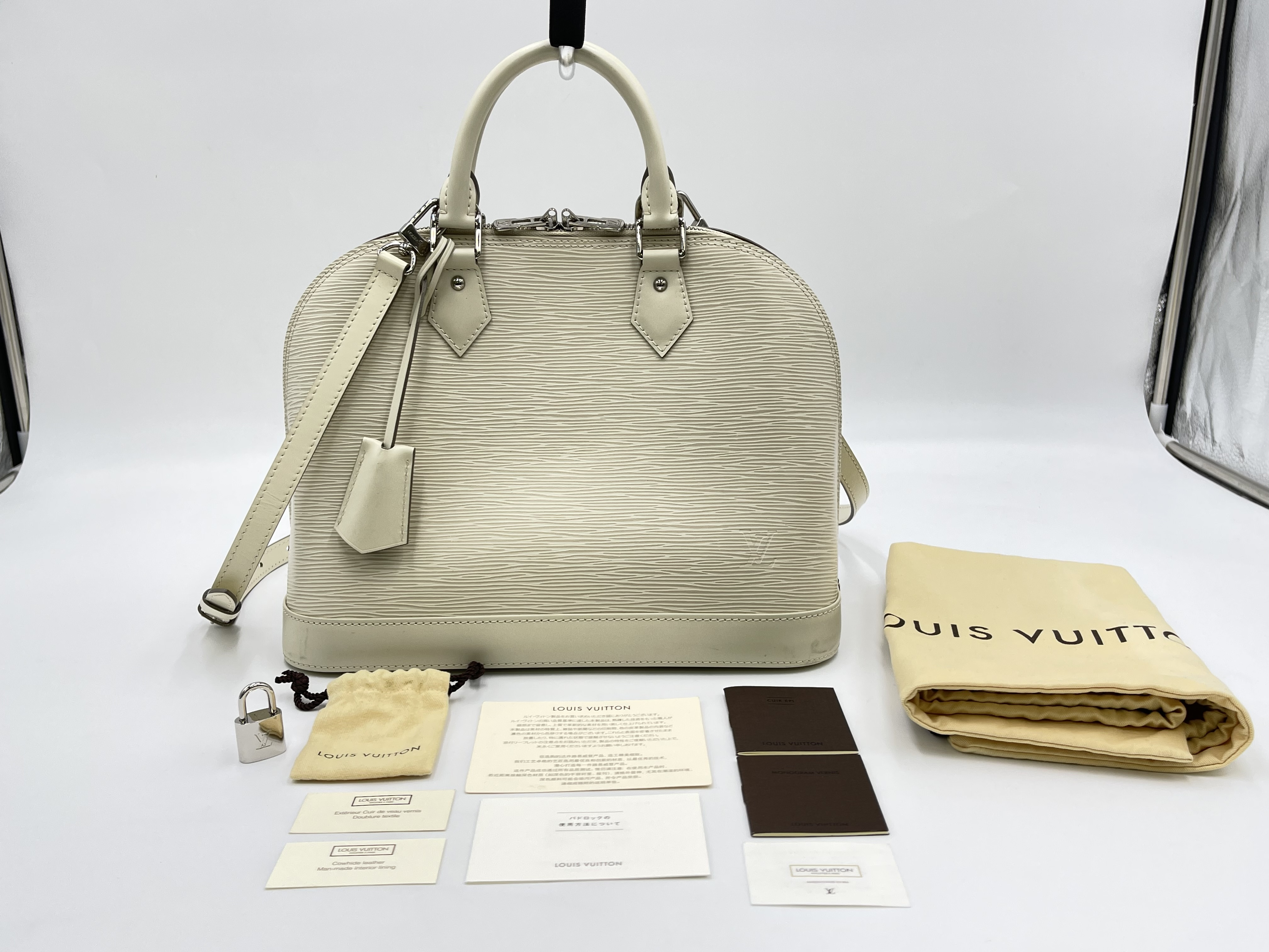 Epi Alma PM M4030J BA5103 Ivoire Dust Bag Handbag — view 12