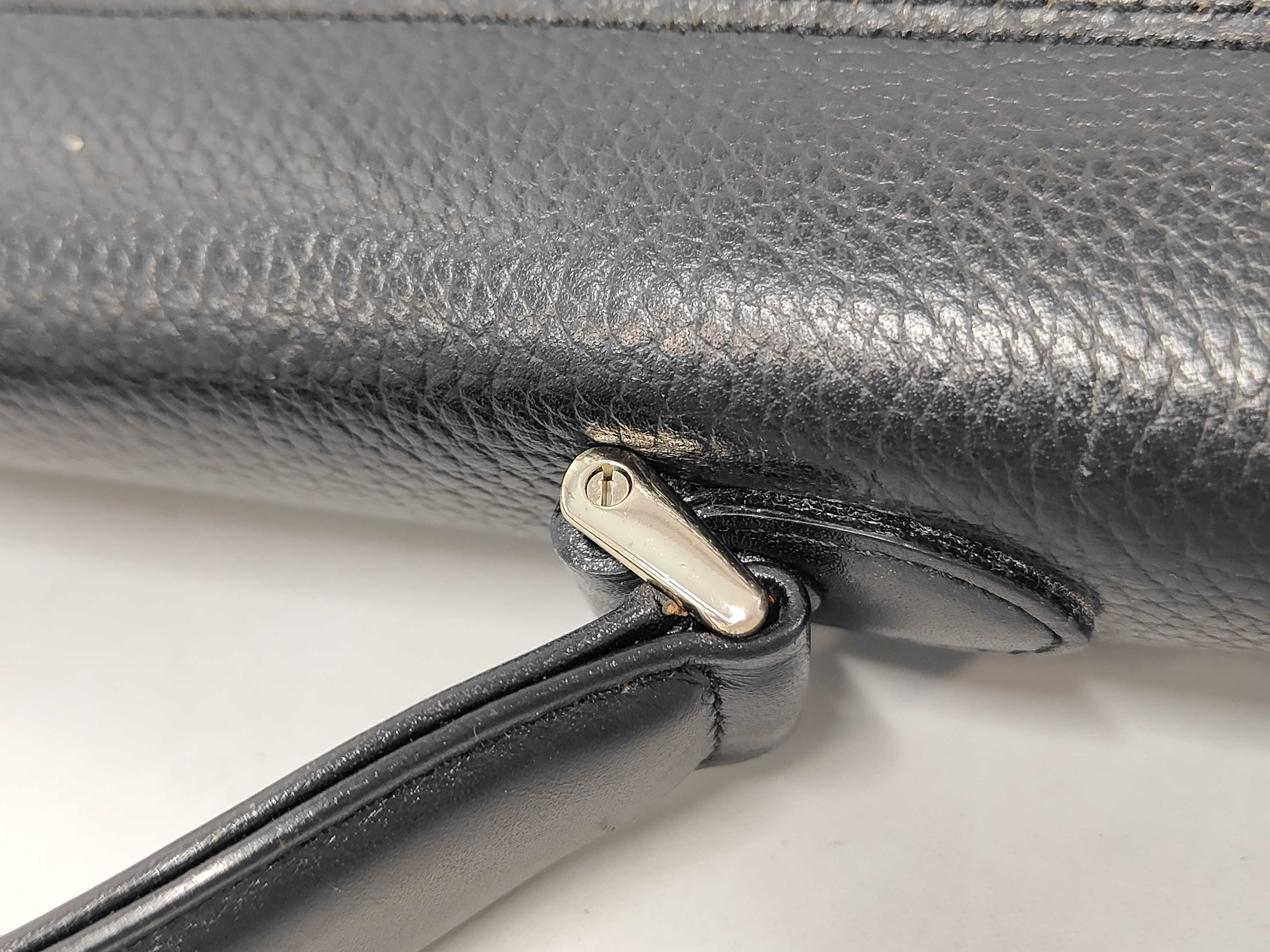 Leather Nova Check Second Bag Handbag — view 6