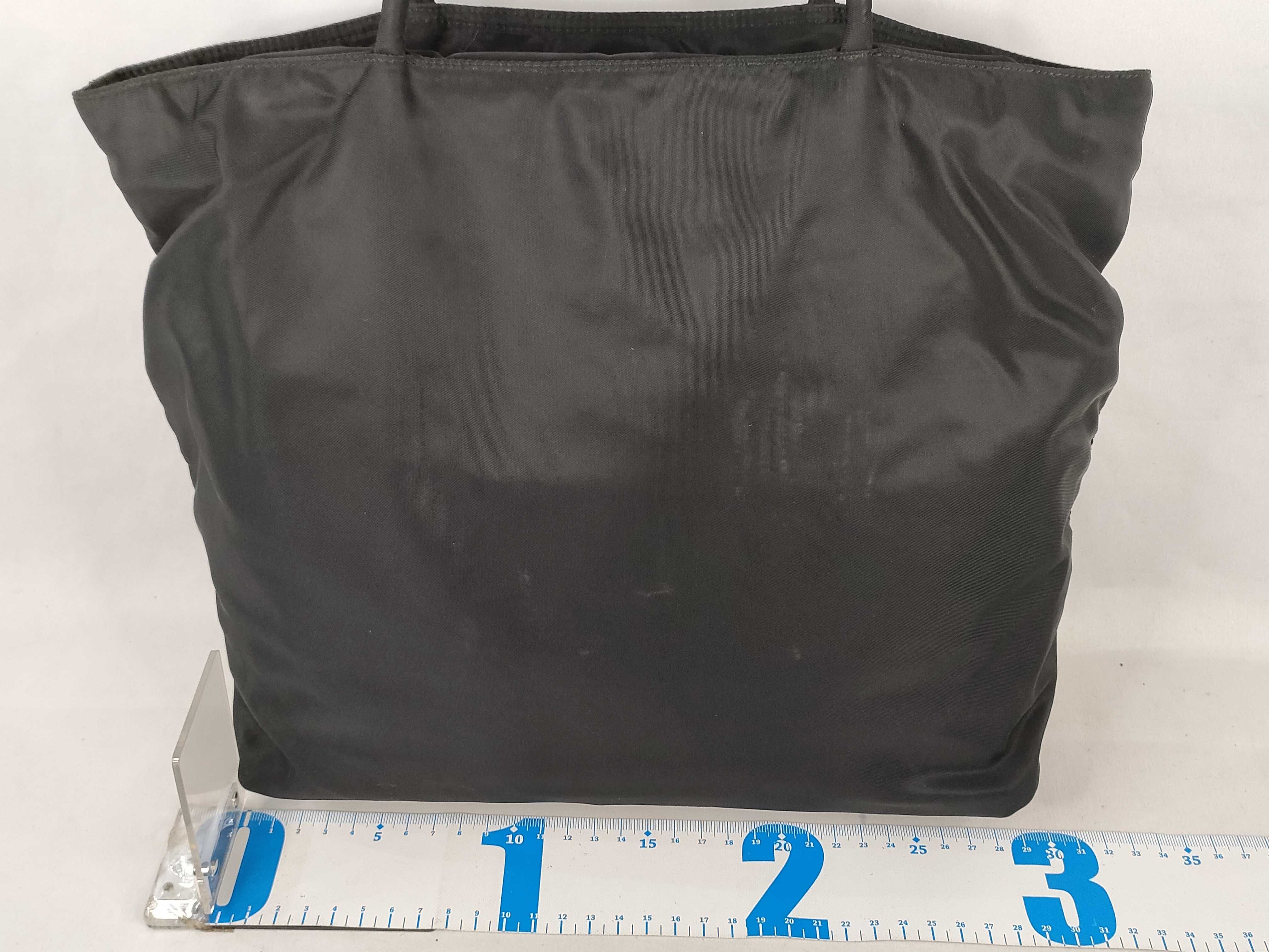Nylon Prada Triangle Logo Nylon Tote Bag — view 2