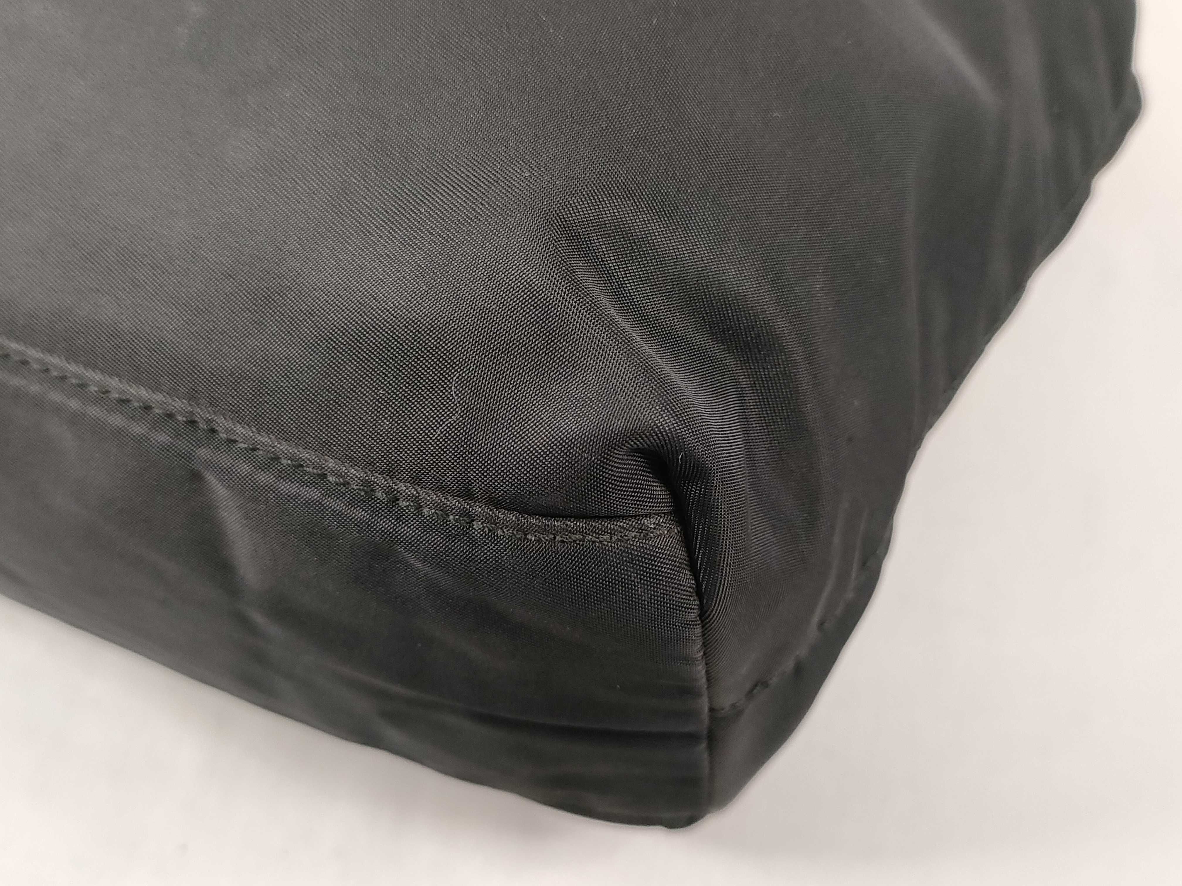 Nylon Prada Triangle Logo Nylon Tote Bag — view 6