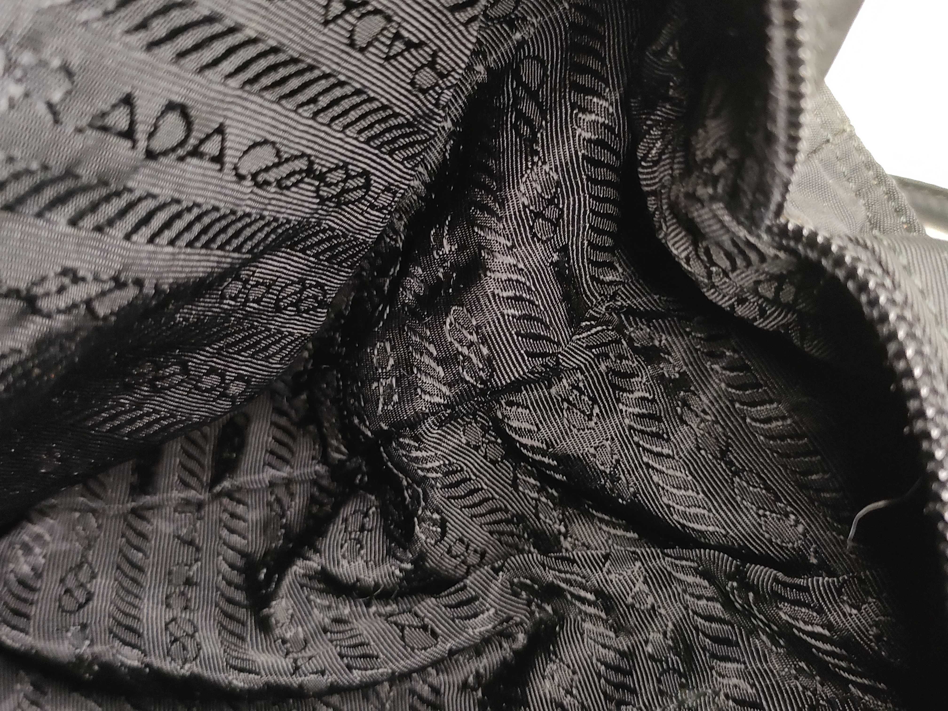 Nylon Prada Triangle Logo Nylon Tote Bag — view 9
