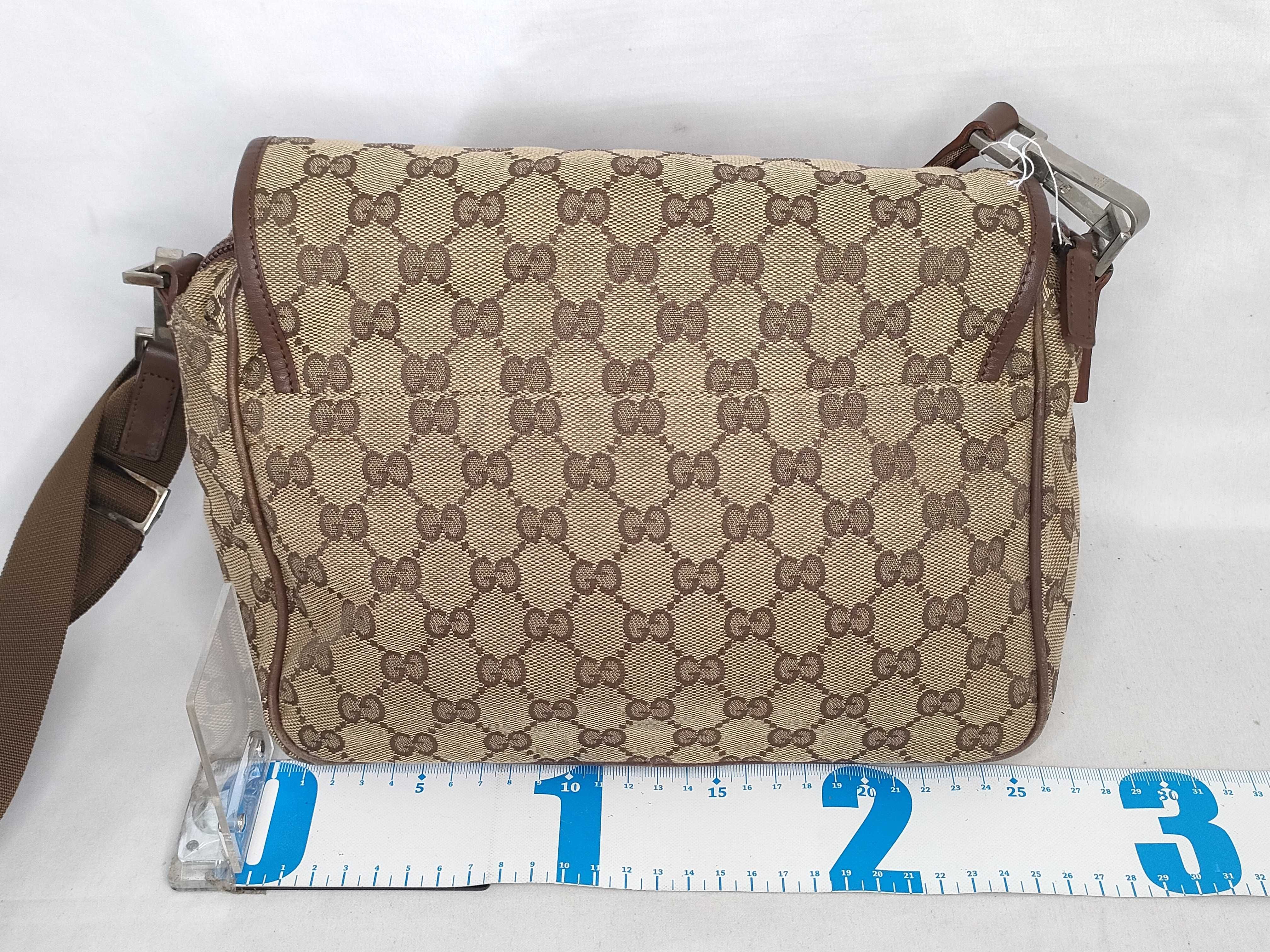 GG Canvas Shoulder Bag, Canvas, Brown Shoulder Bag — view 2