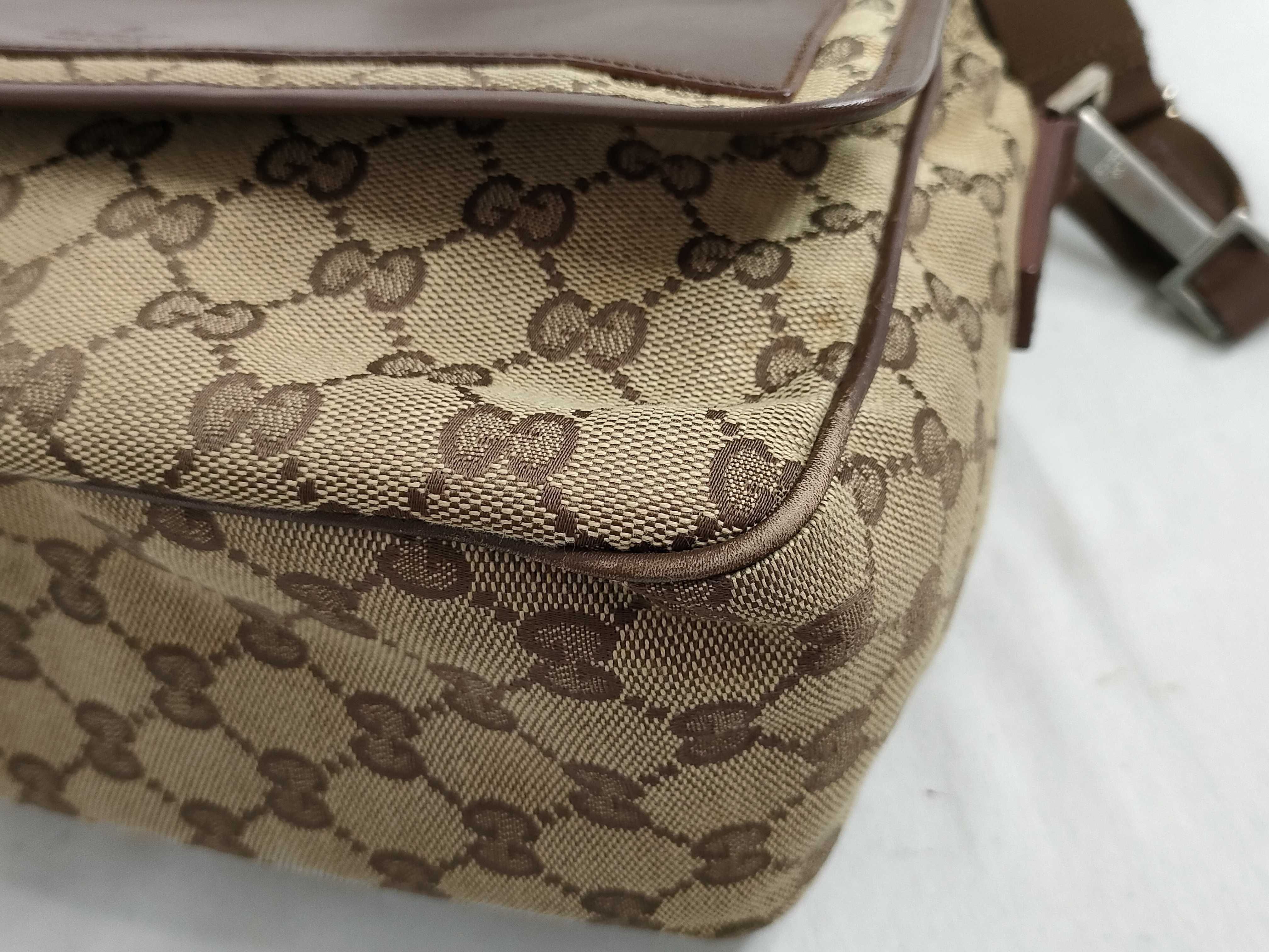 GG Canvas Shoulder Bag, Canvas, Brown Shoulder Bag — view 6