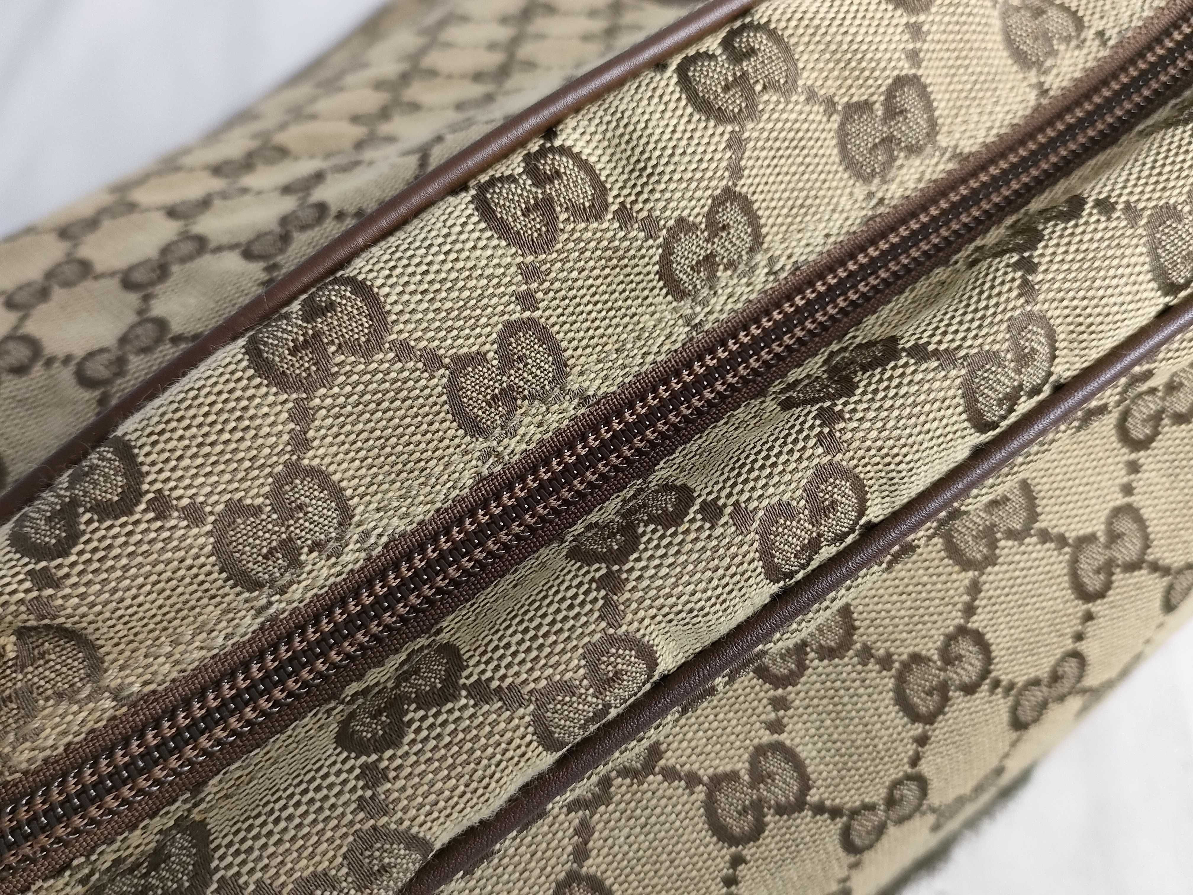 GG Canvas Shoulder Bag, Canvas, Brown Shoulder Bag — view 9