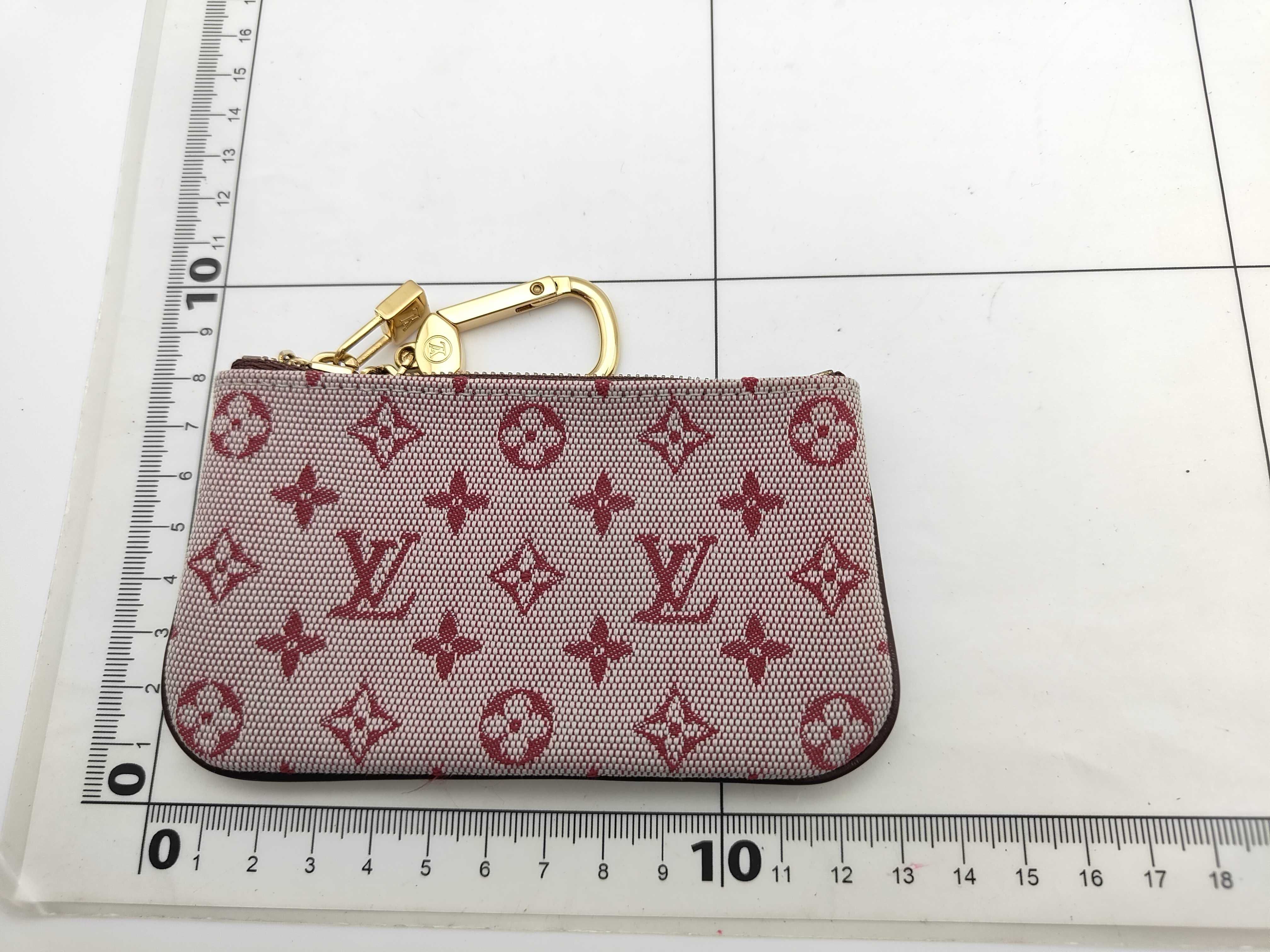 Pochette Clé Monogram Mini Red Coin Case — view 2