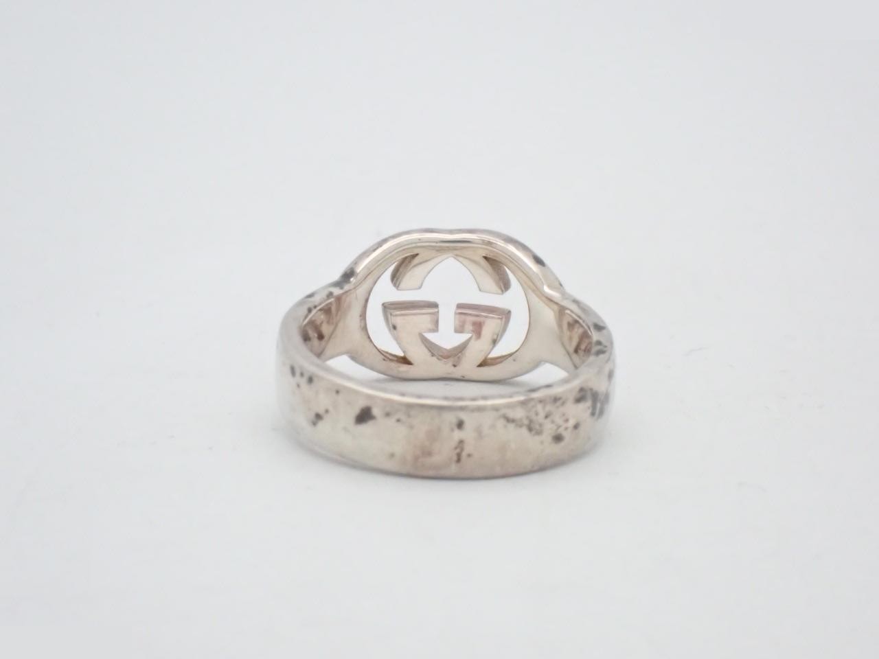 Interlocking G Ring, SV925, 5.0g, Stamped #13 — view 2