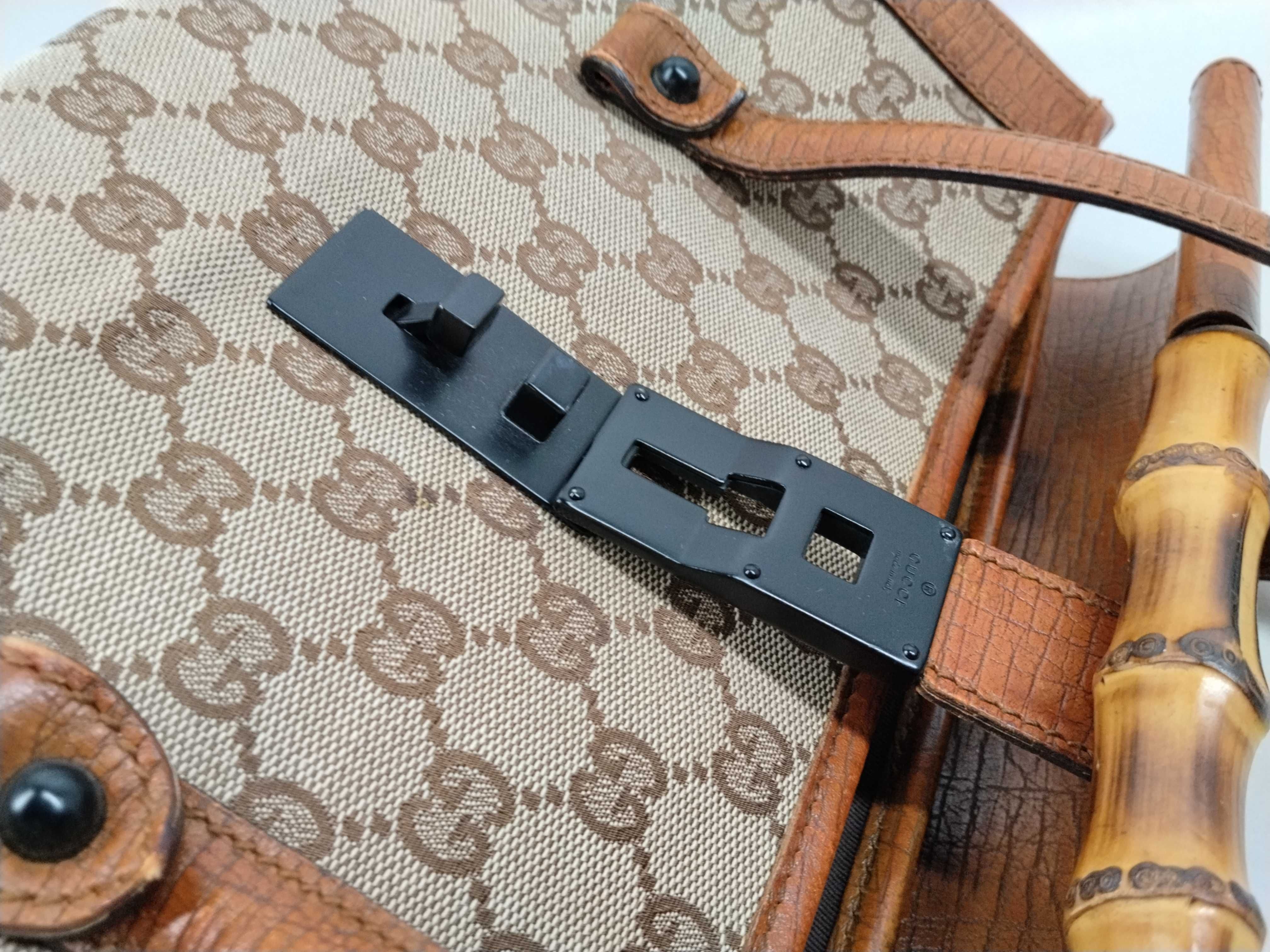 Bamboo GG Canvas Handbag 002058 — view 8