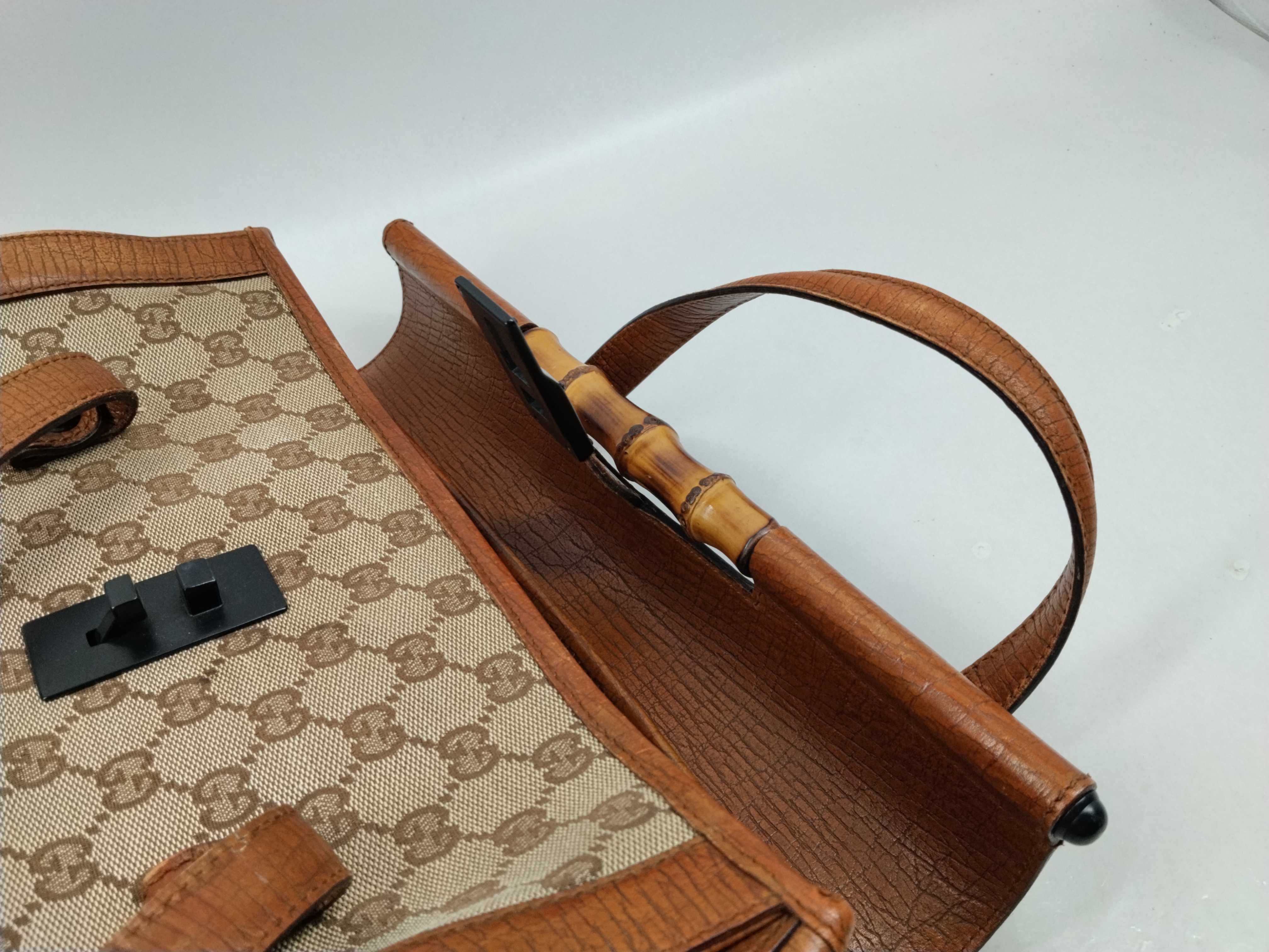 Bamboo GG Canvas Handbag 002058 — view 9