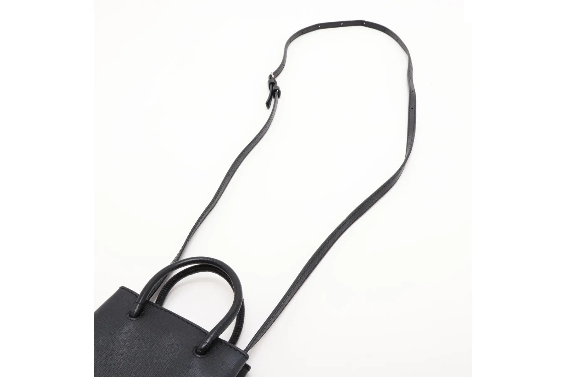 Shopping Phone Holder 593826 Leather 2-Way Shoulder Bag — view 6
