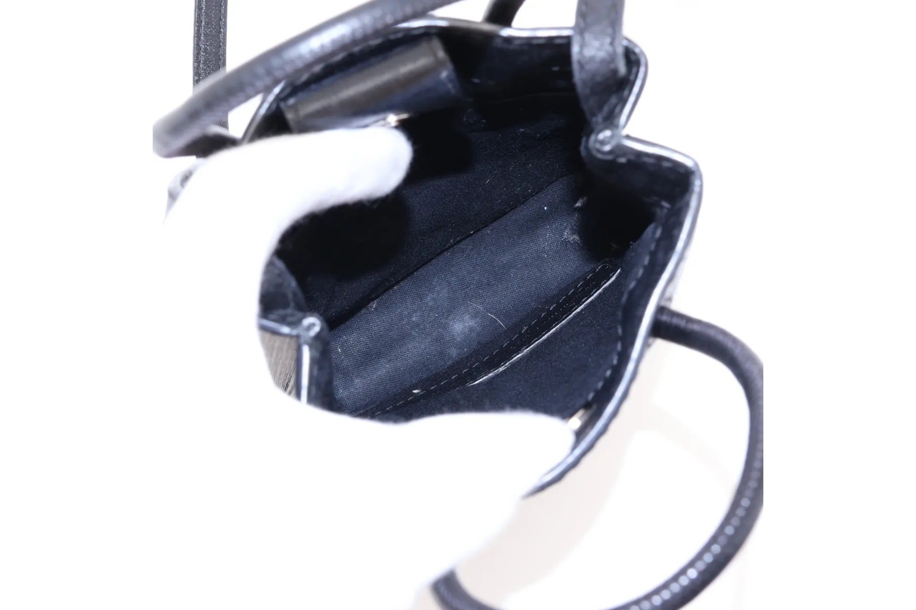 Shopping Phone Holder 593826 Leather 2-Way Shoulder Bag — view 7