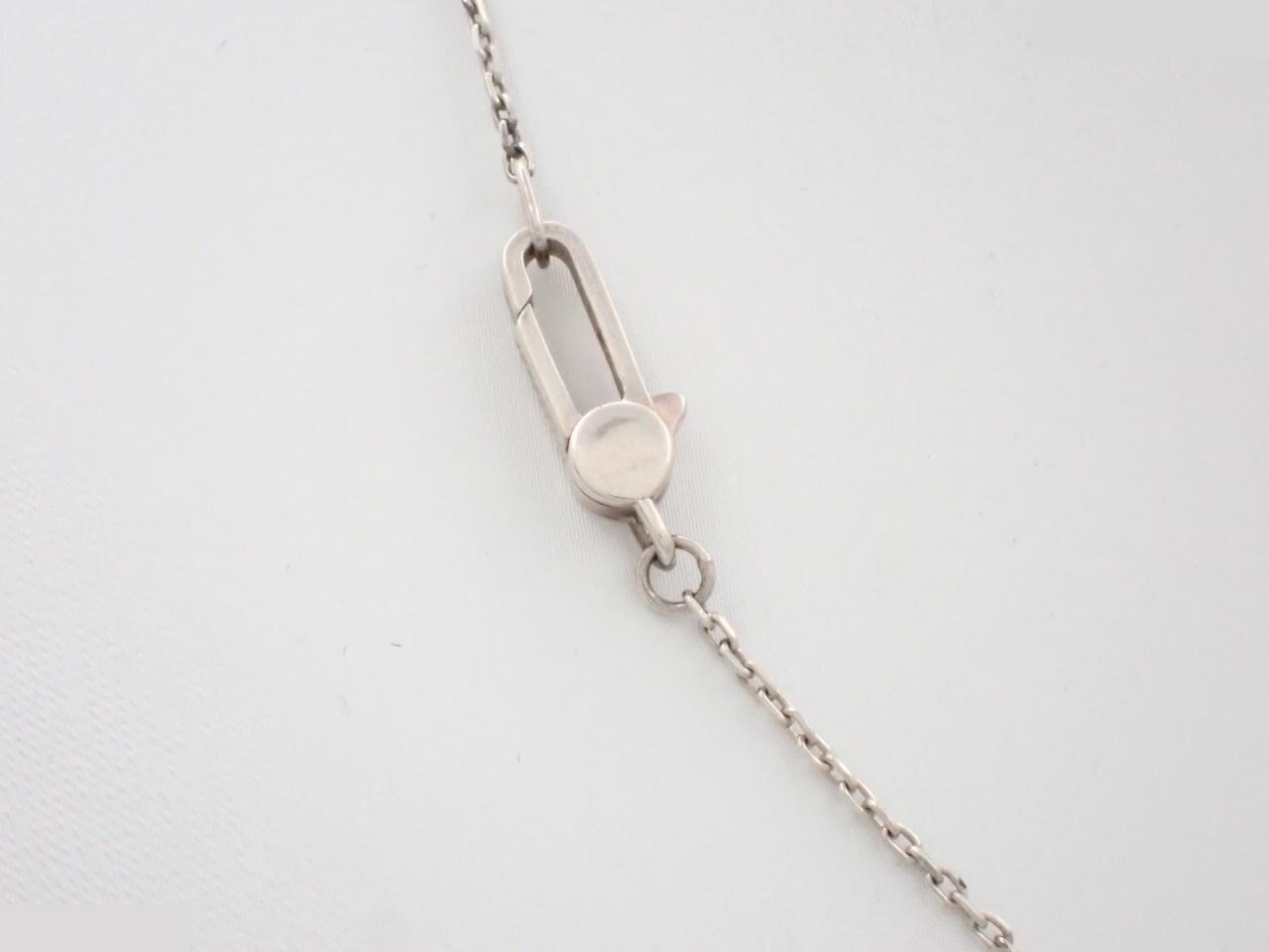 Necklace, square plate, AG925, 5.9g, chain approximately 48cm — view 2