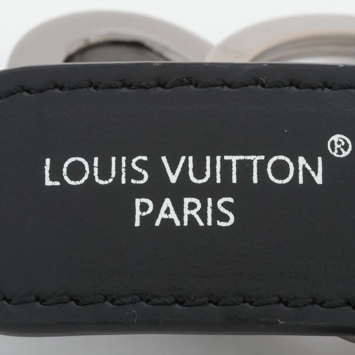 M00927 Portocre LV Signature Chain AK2203 Charm GP x Leather Black x Silver — view 3