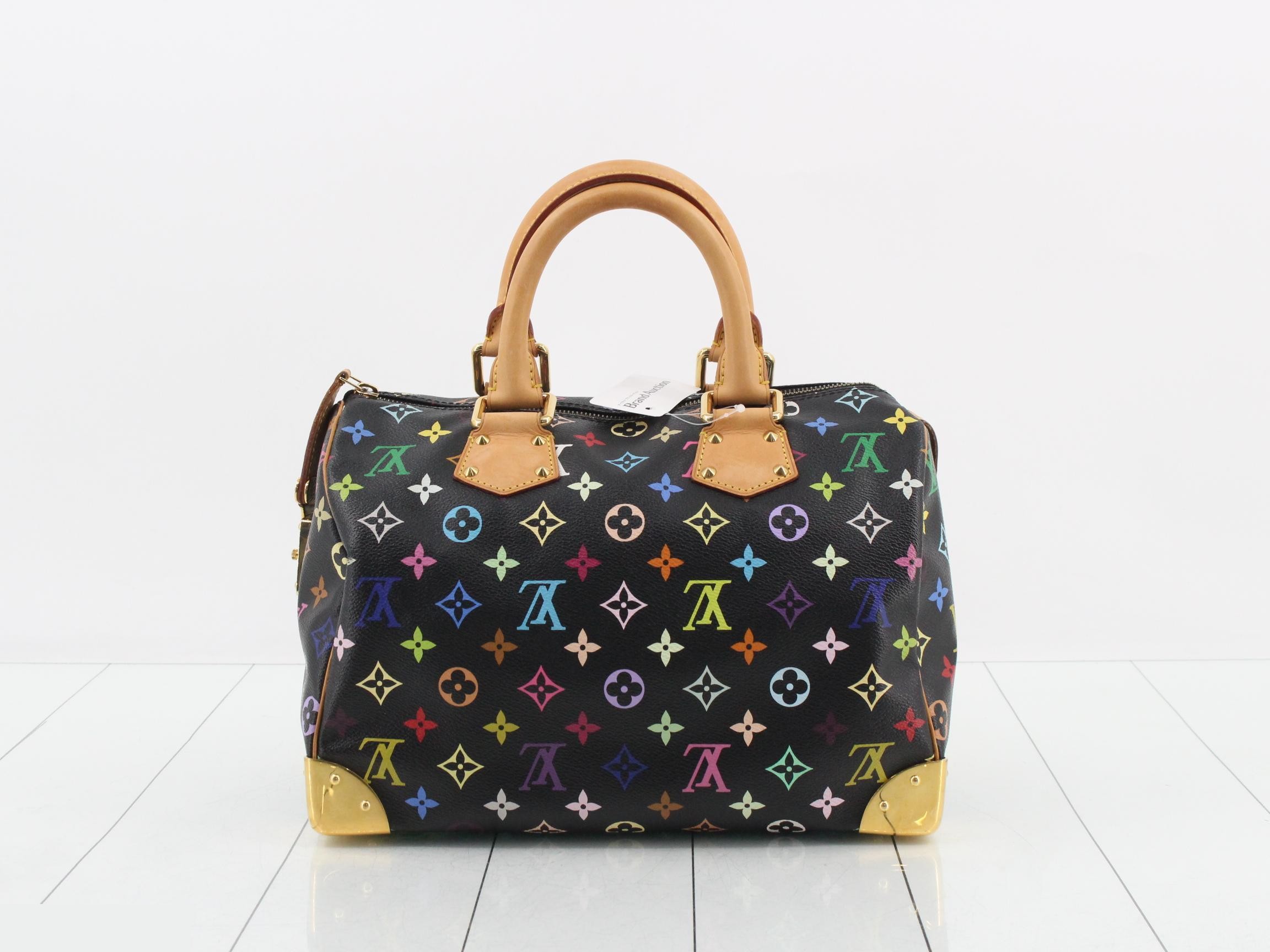 Monogram Multicolor Speedy 30 Noir Handbag — view 2