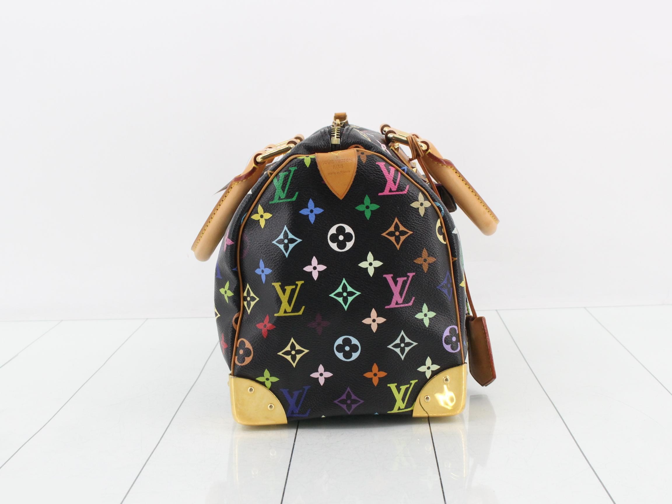 Monogram Multicolor Speedy 30 Noir Handbag — view 4