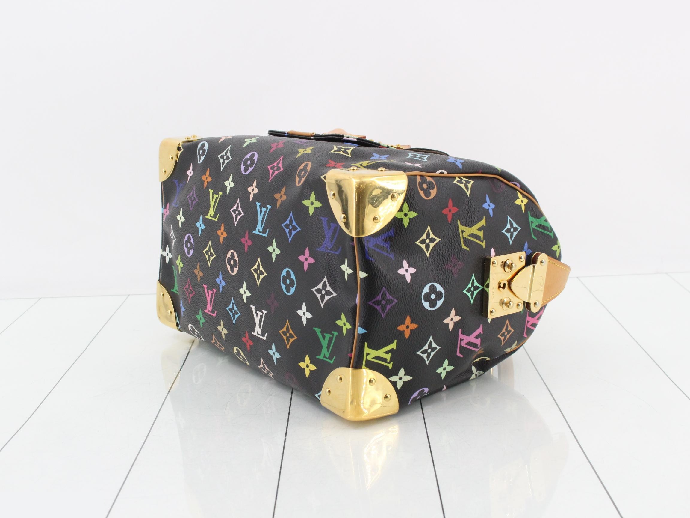 Monogram Multicolor Speedy 30 Noir Handbag — view 6