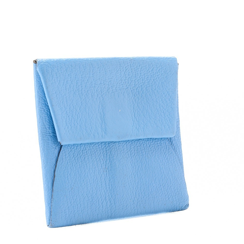 Bastia Coin Case, Blue, Stamped with "O" — view 3