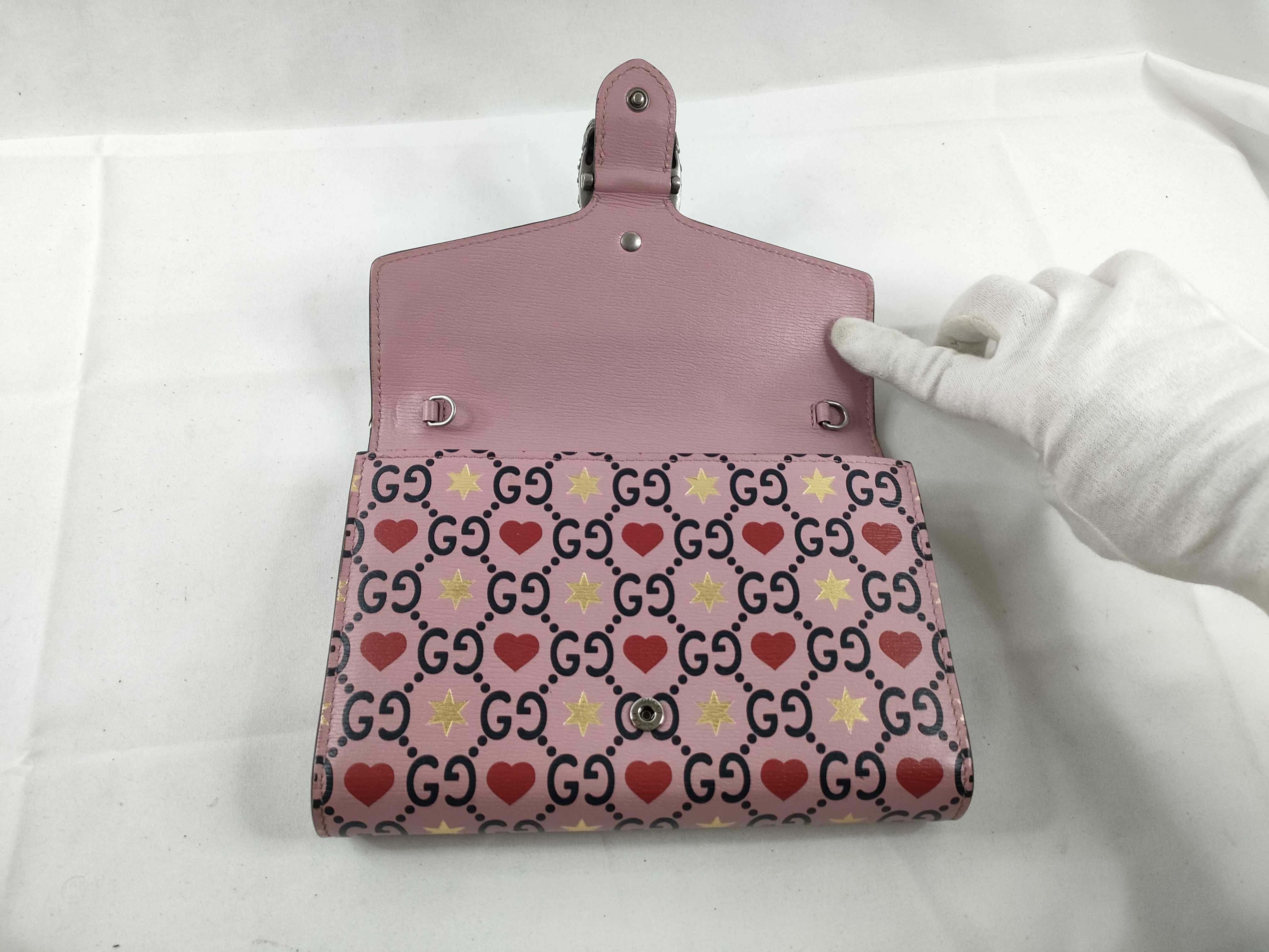 PH - Pink Leather Valentine's Day Exclusive Dionysus Mini Crossbody Bag 20 Shoulder Bag — view 6