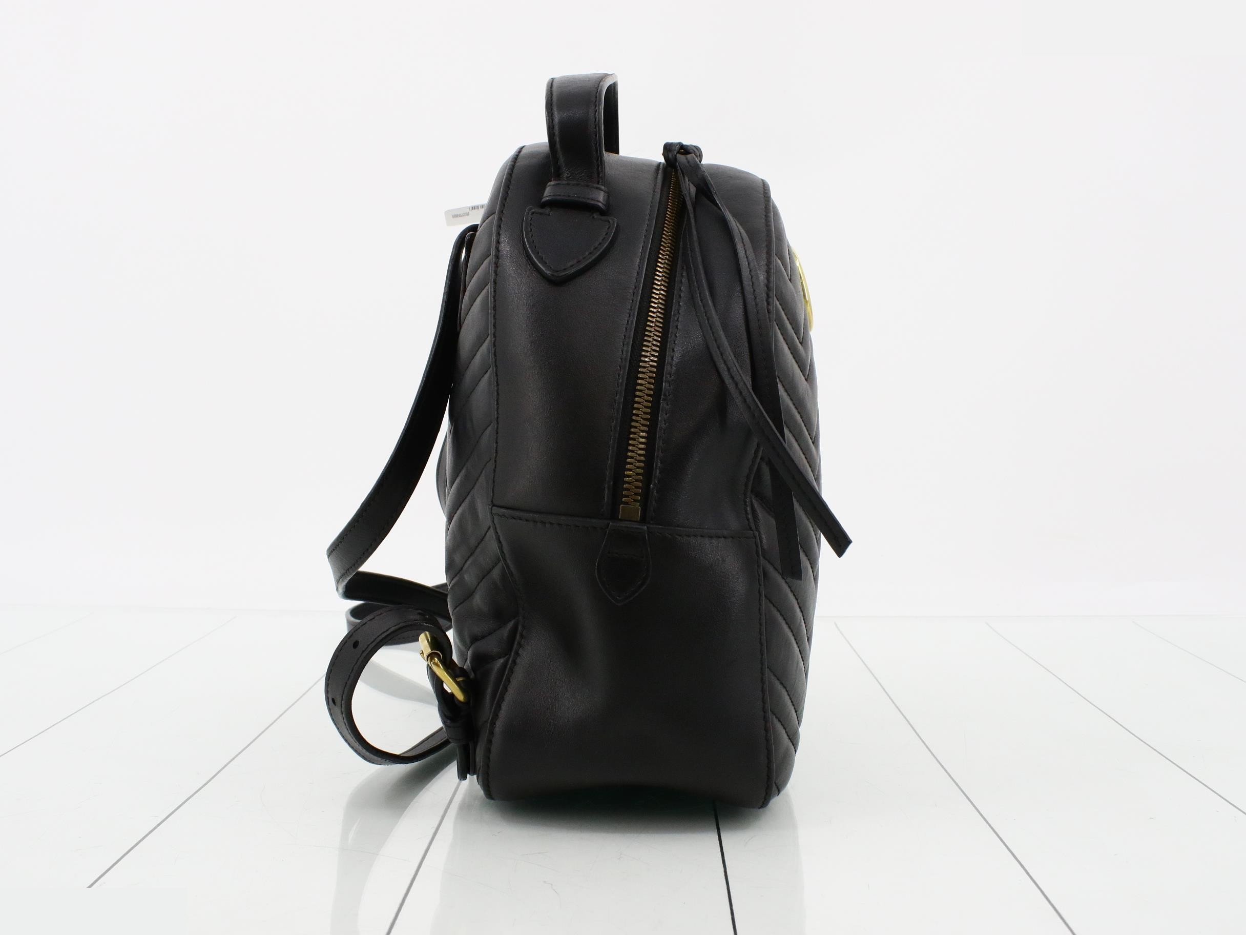 GG Marmont Quilted Backpack — view 4