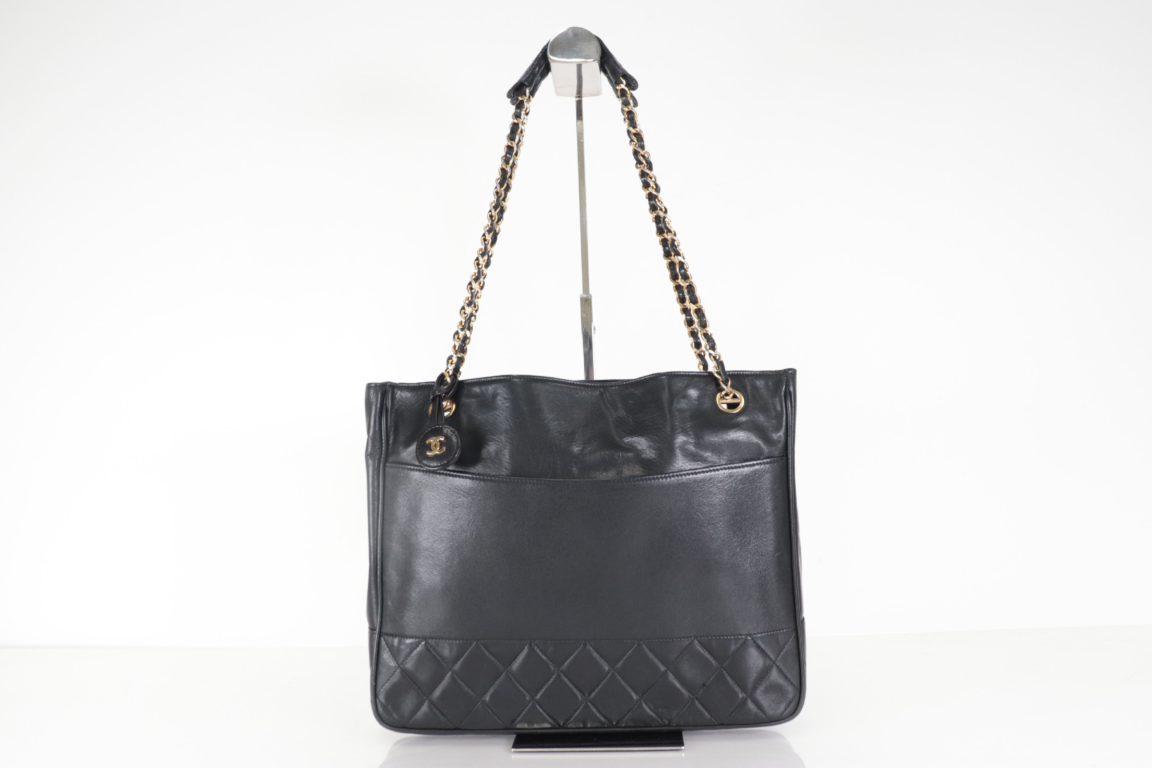 Matelassé Lambskin Chain Tote Bag (Serial Number 0)