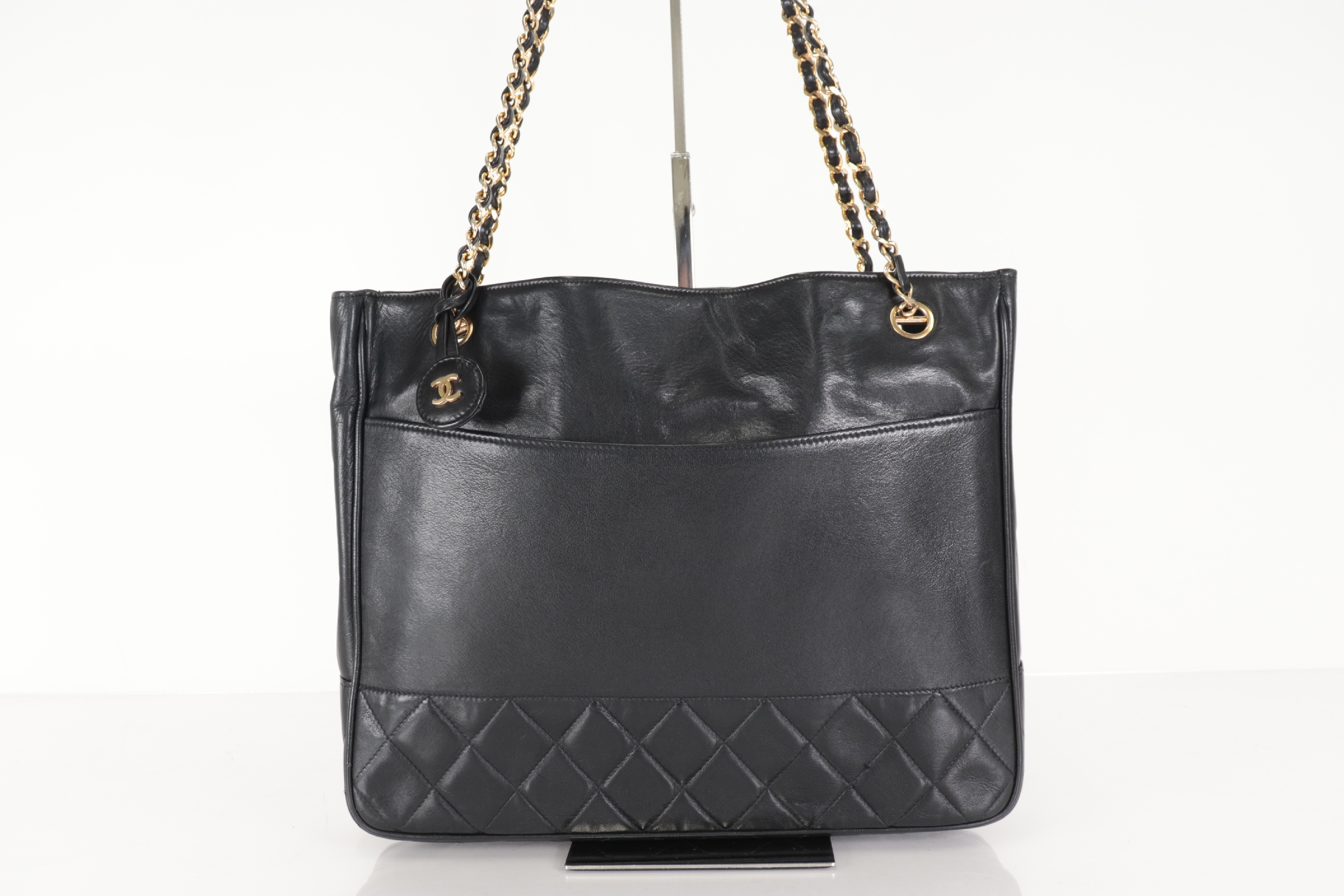Matelassé Lambskin Chain Tote Bag (Serial Number 0) — view 2