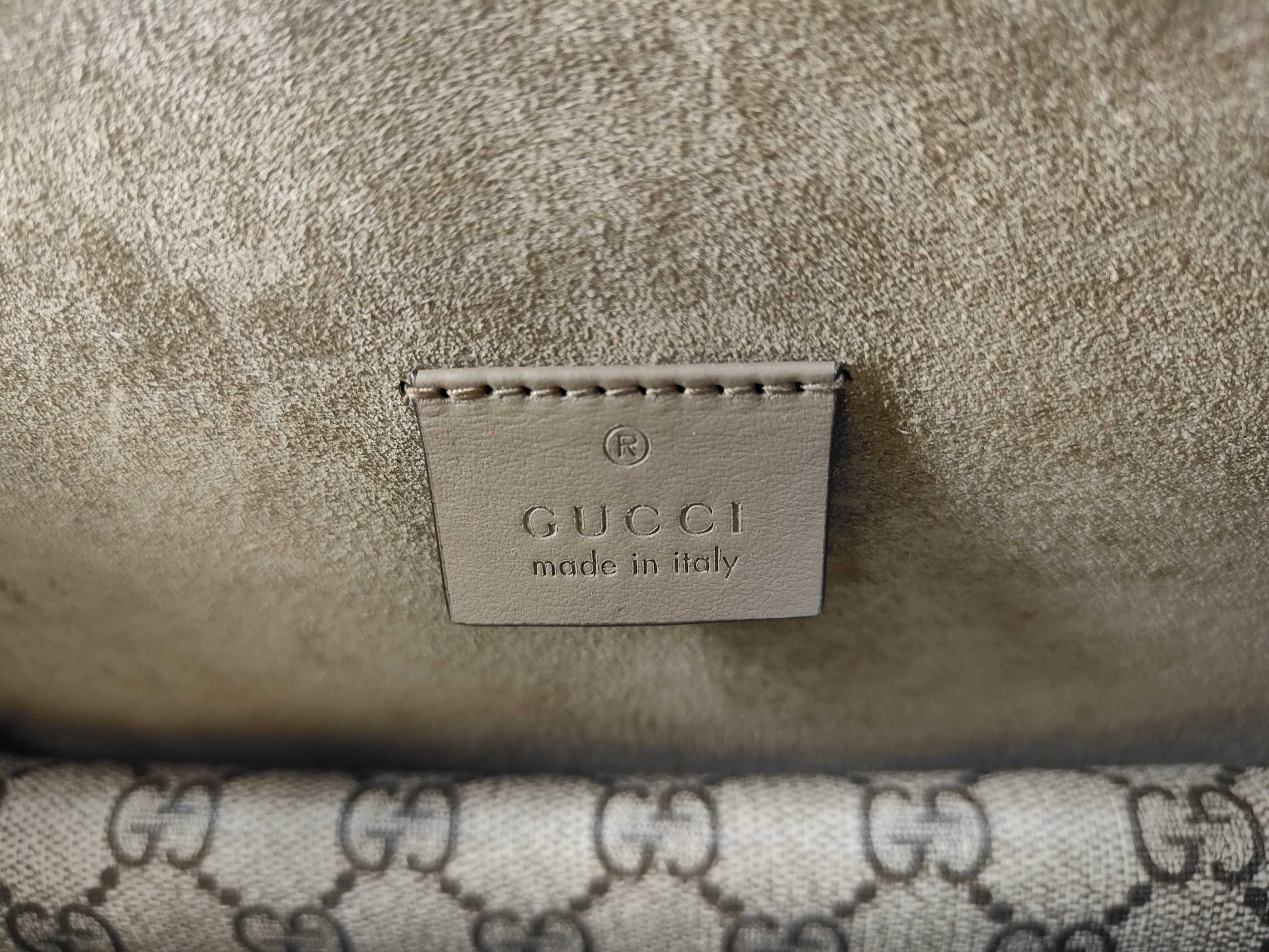 GG Supreme DU- GG Supreme Dionysus PVC x Suede Chain Shoulder Bag Beige 499623 Shoulder Bag — view 12