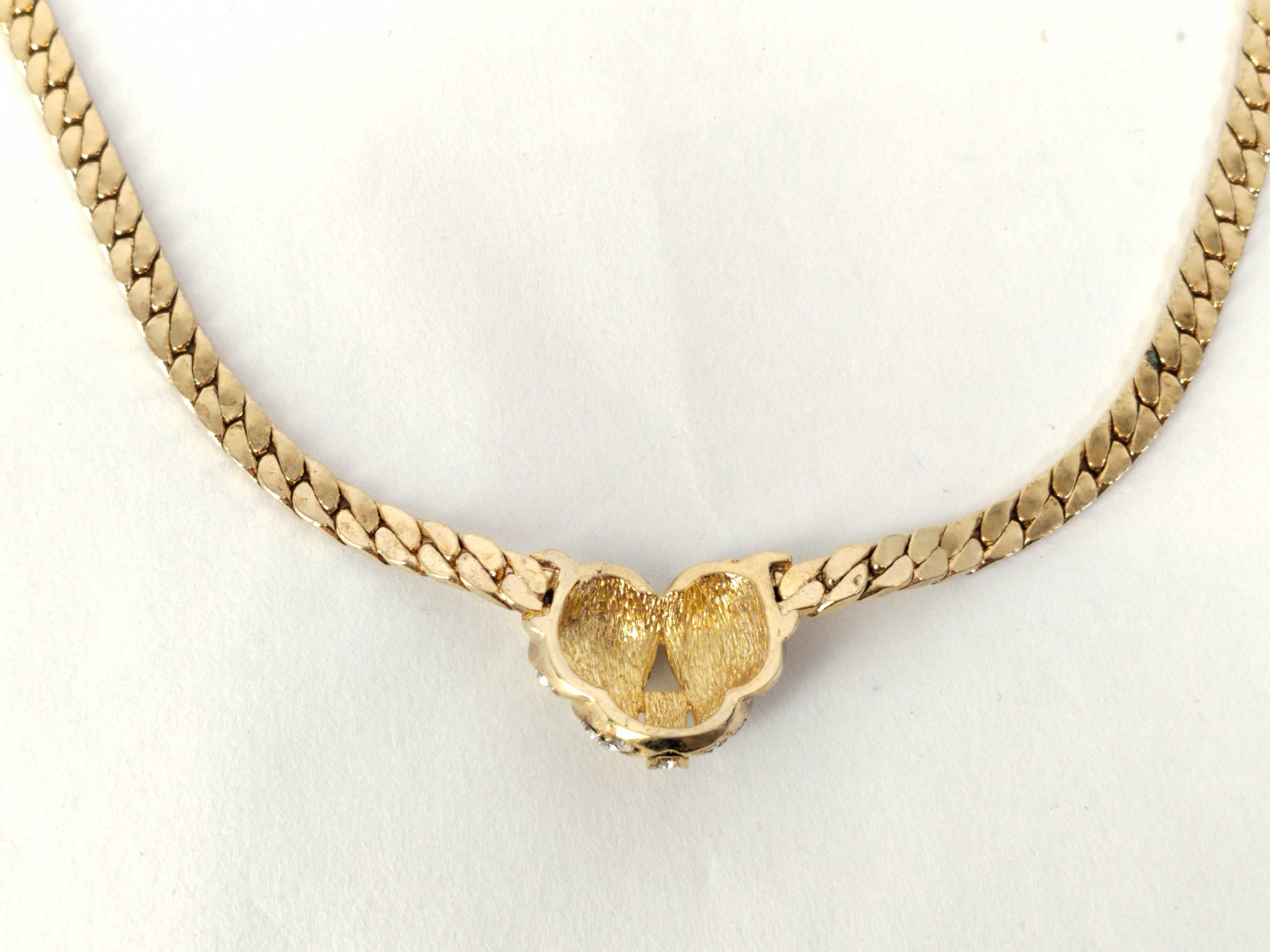 Rhinestone Necklace — view 2