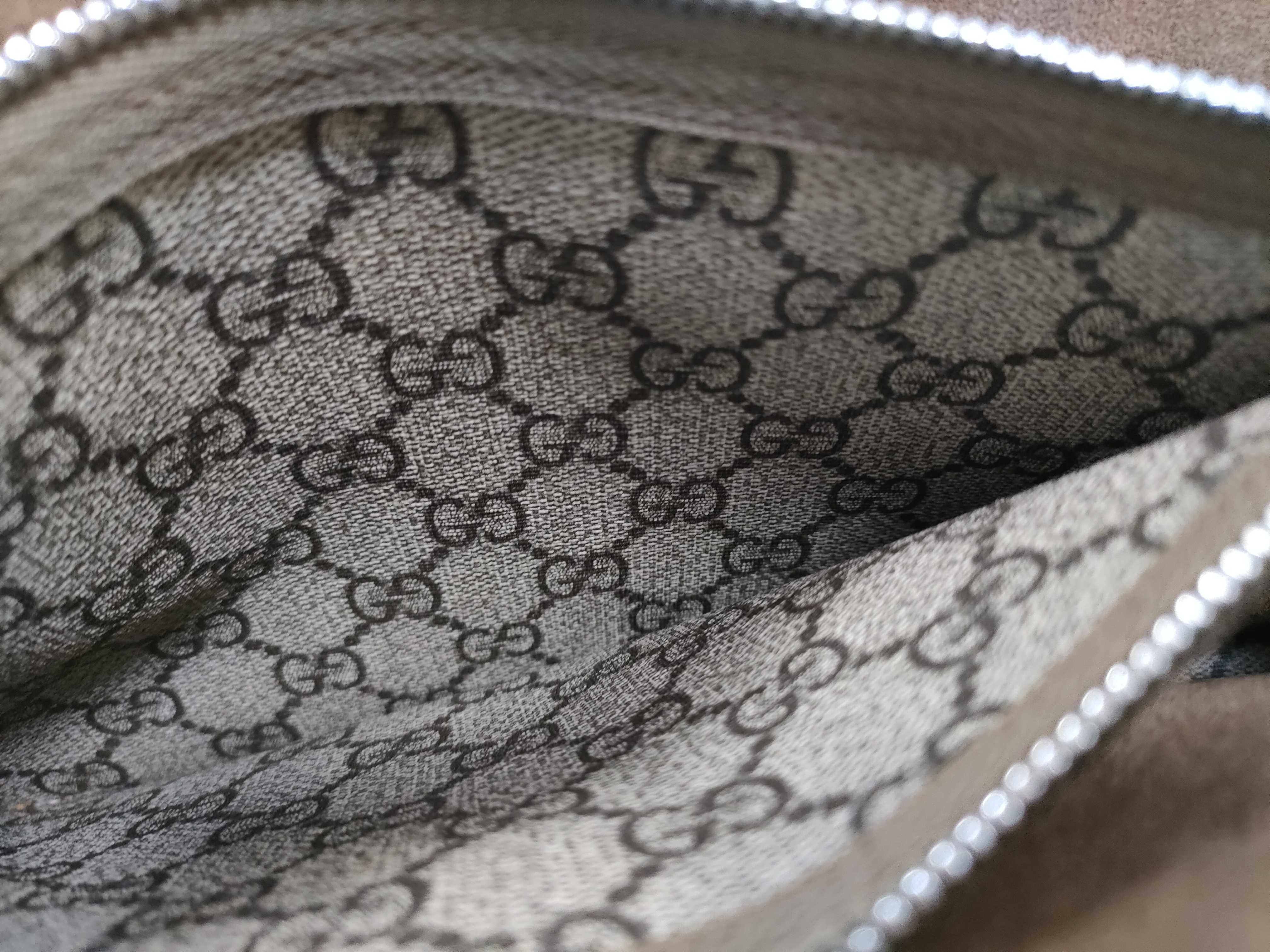 GG Supreme FR- GG Supreme Dionysus PVC & Leather Chain Shoulder Bag Beige 400249 Shoulder Bag — view 11