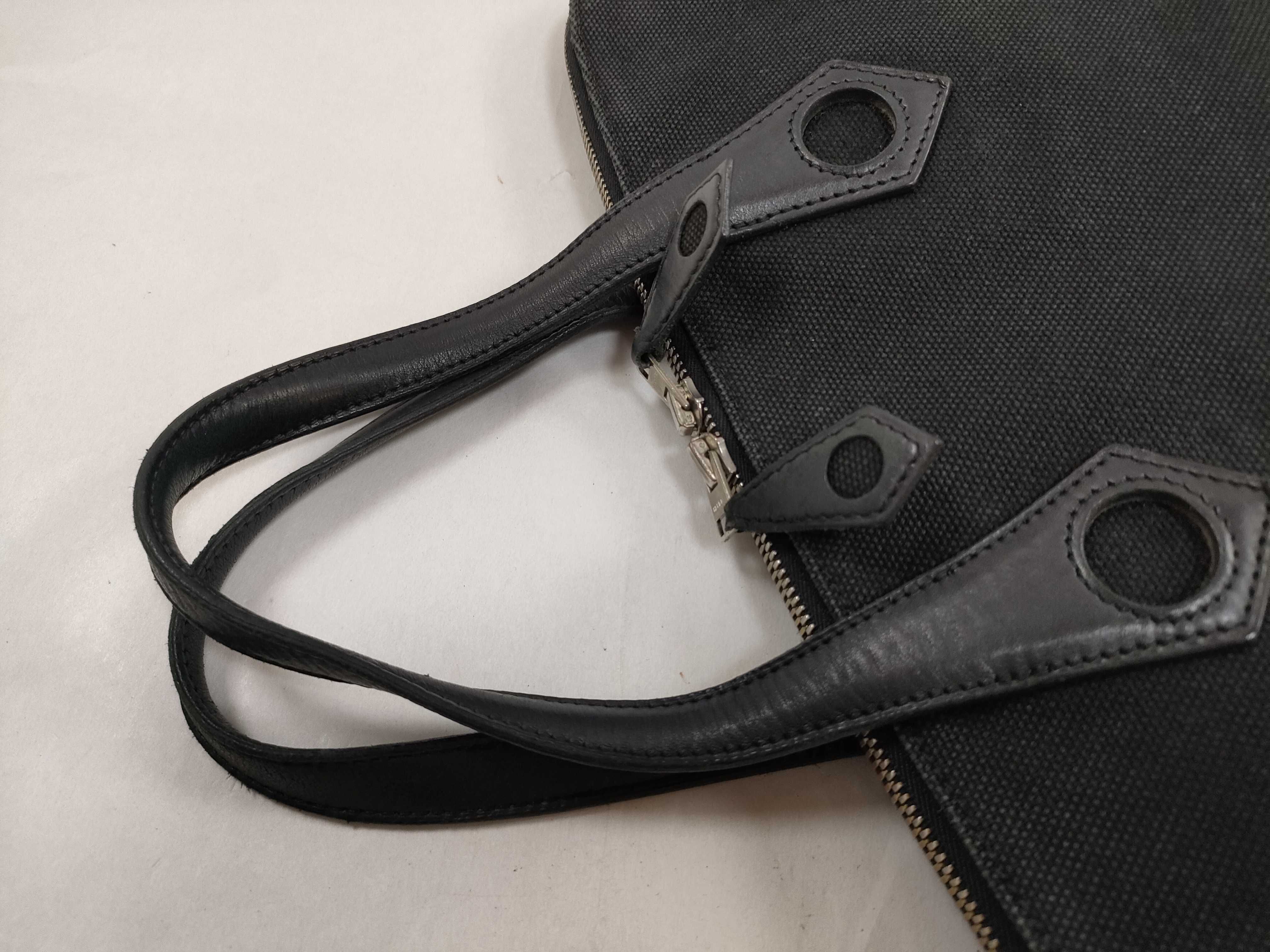 Sac Ybou MM Toile Goelan x Leather Black Silver Hardware I:2005 Tote Bag — view 3