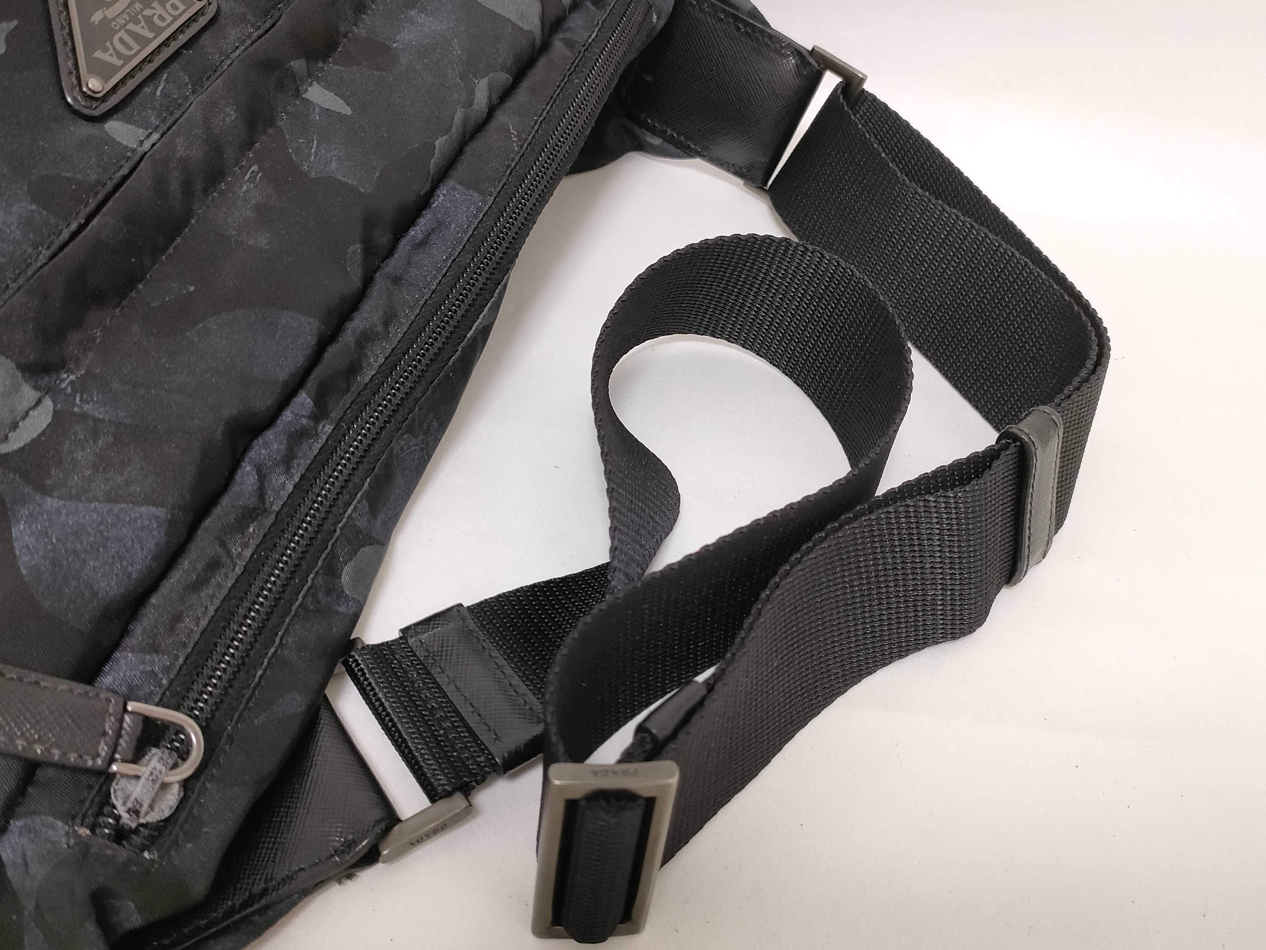 Nylon Camouflage Nylon Body Shoulder Bag (with white tag) — view 3