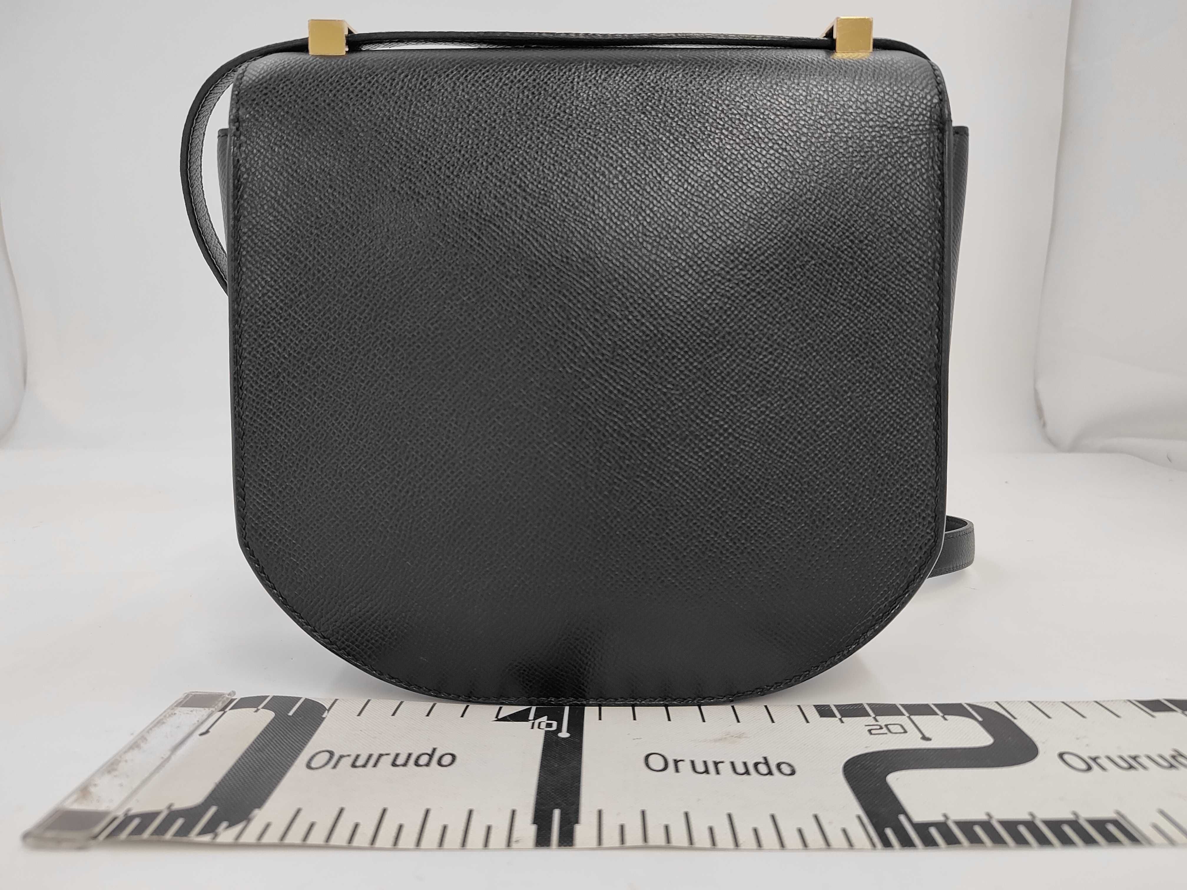 Mosaic 24/21 Shoulder Bag, Epsom Leather, Black, Y Stamp, Gold Diameter (GD) — view 2