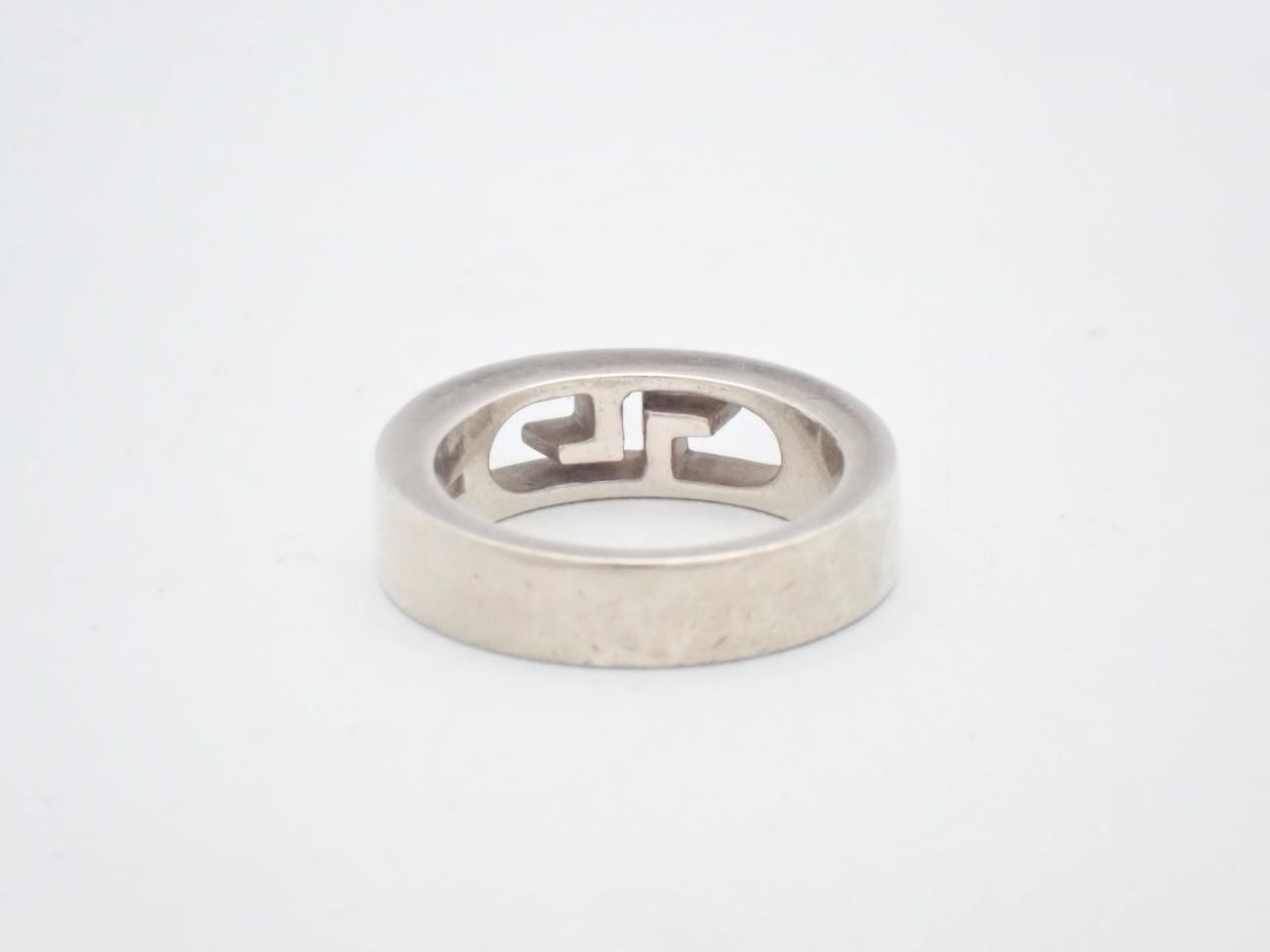 Double G Ring, 925 sterling silver, 6.6g, Size #11 — view 2