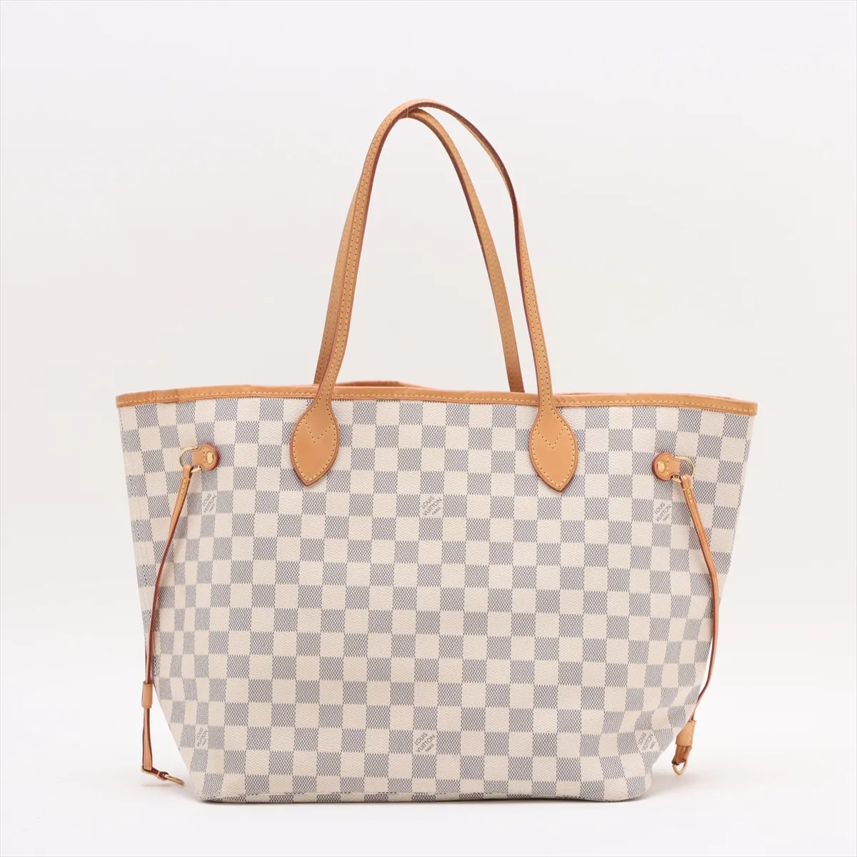 Damier Azur Neverfull MM N51107 SP3150 White — view 2