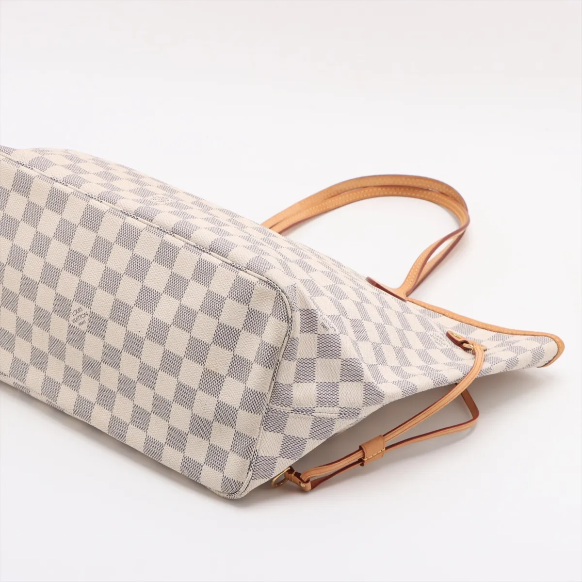 Damier Azur Neverfull MM N51107 SP3150 White — view 3