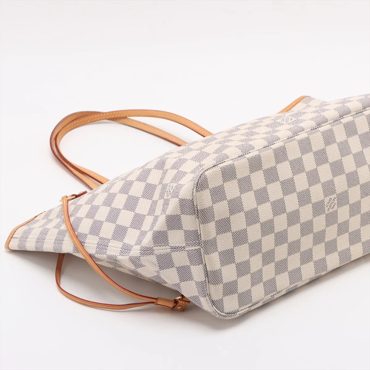 Damier Azur Neverfull MM N51107 SP3150 White — view 4