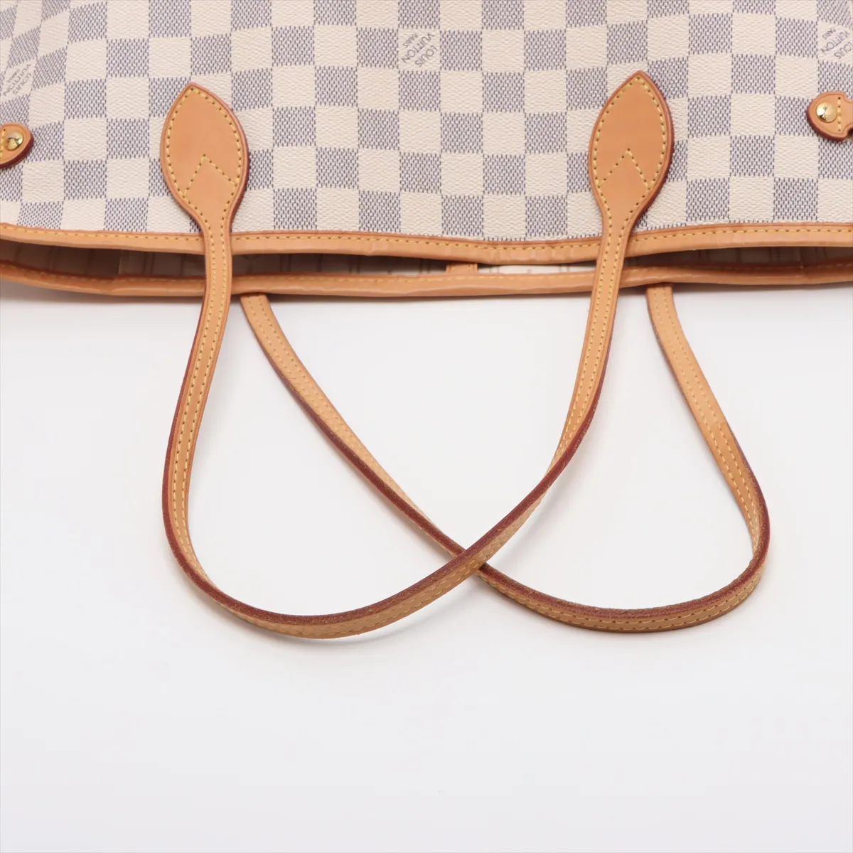 Damier Azur Neverfull MM N51107 SP3150 White — view 5