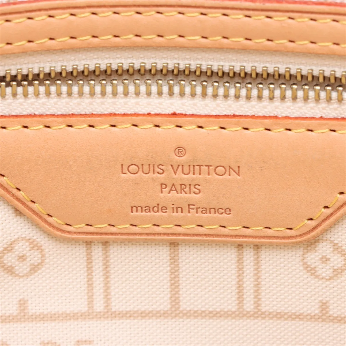 Damier Azur Neverfull MM N51107 SP3150 White — view 9
