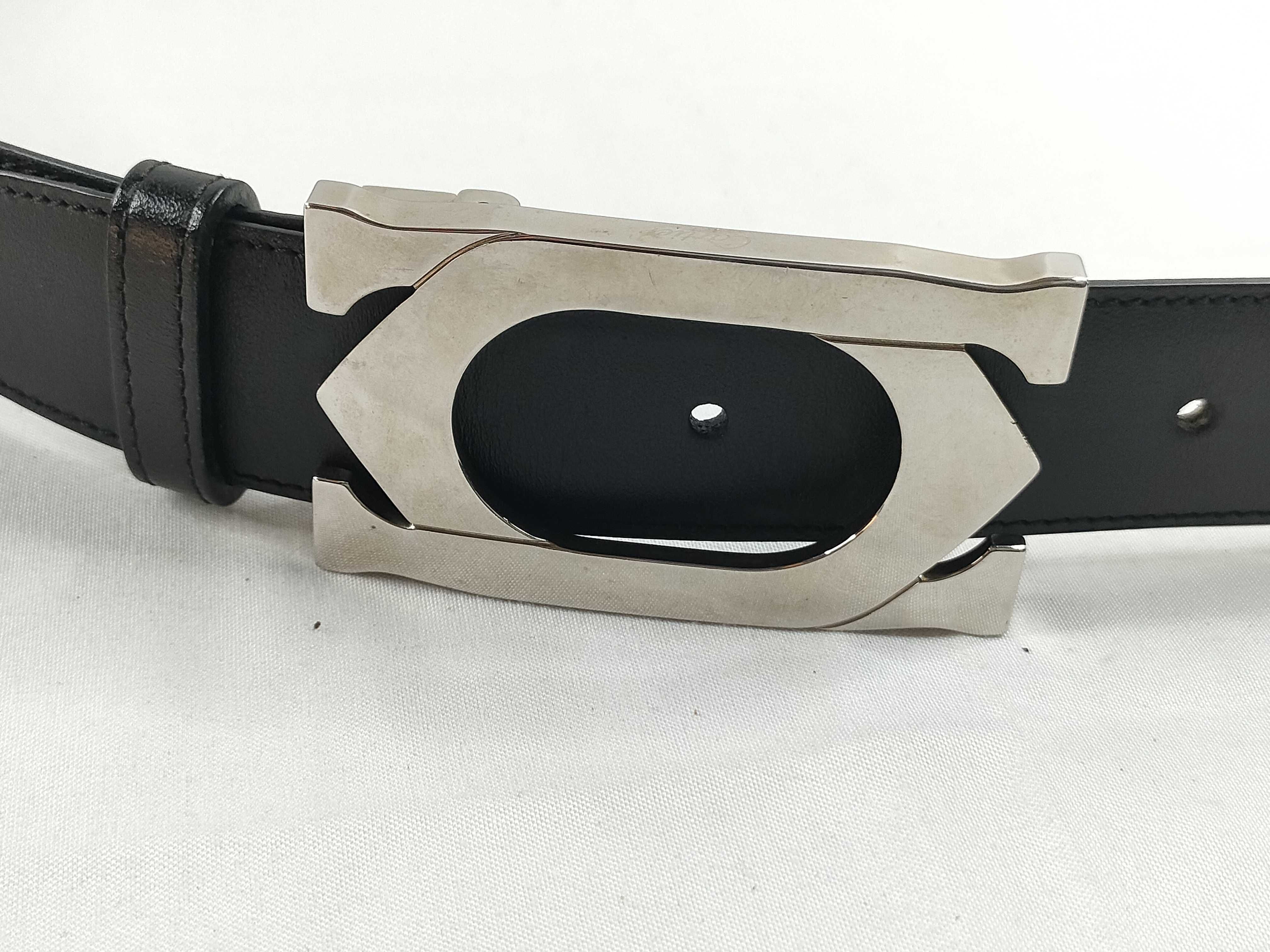 Double C Logo Leather Belt — view 3