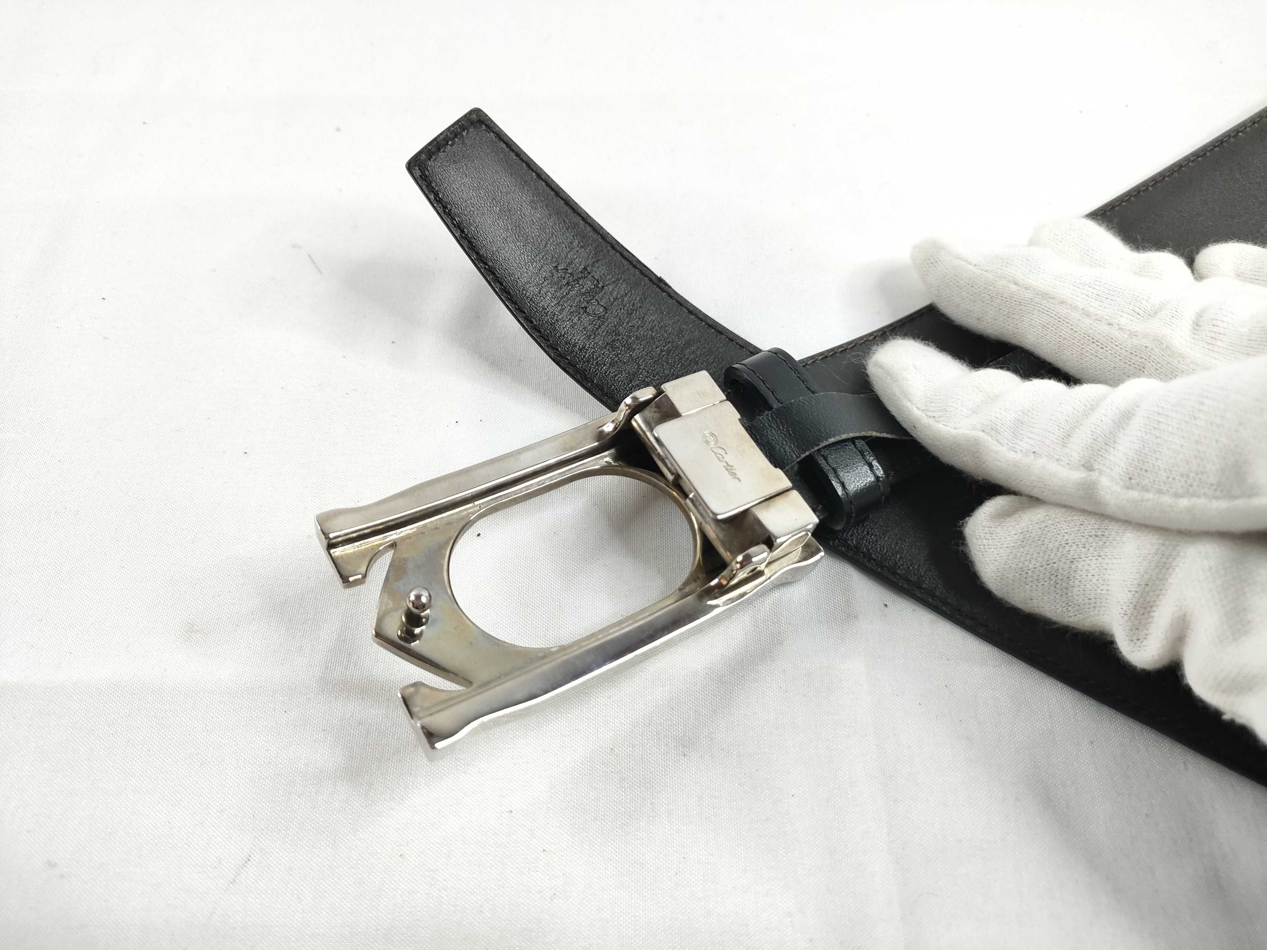 Double C Logo Leather Belt — view 4
