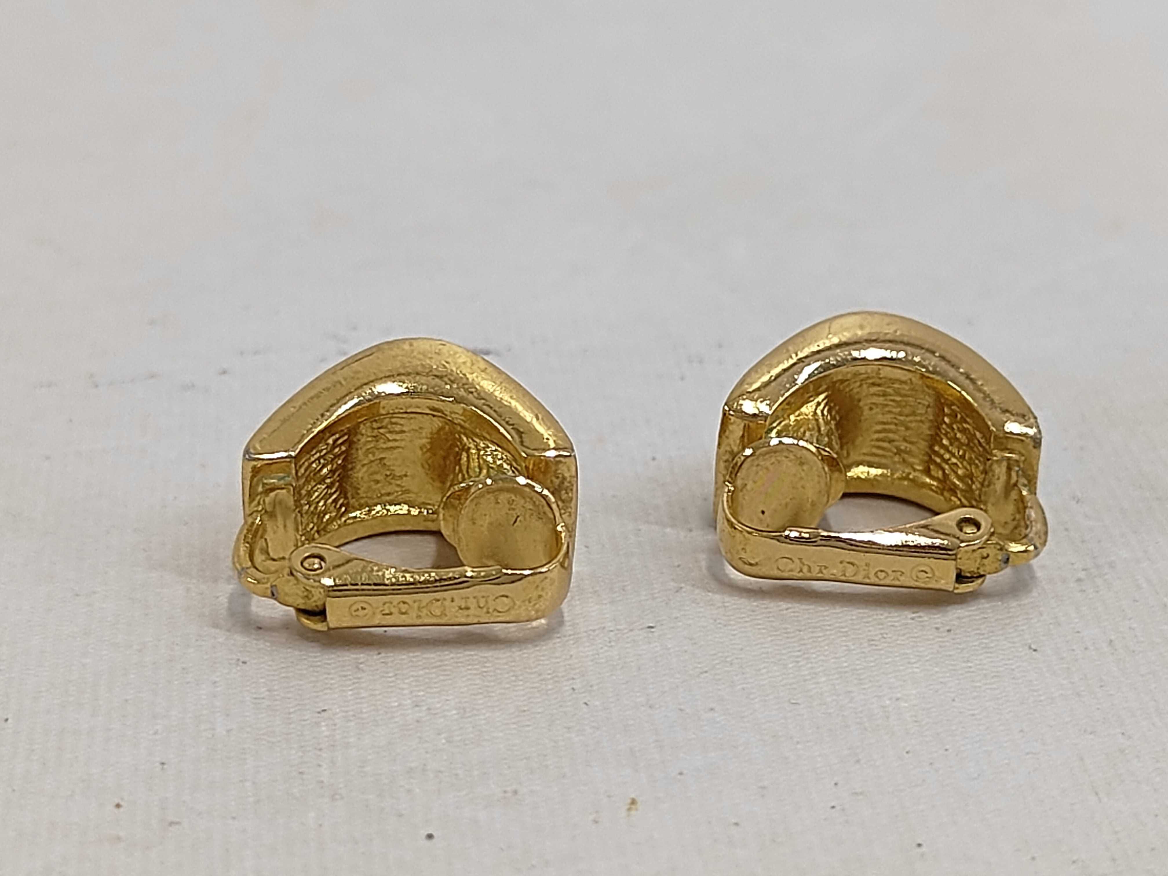 Rhinestone Clip Earrings — view 2