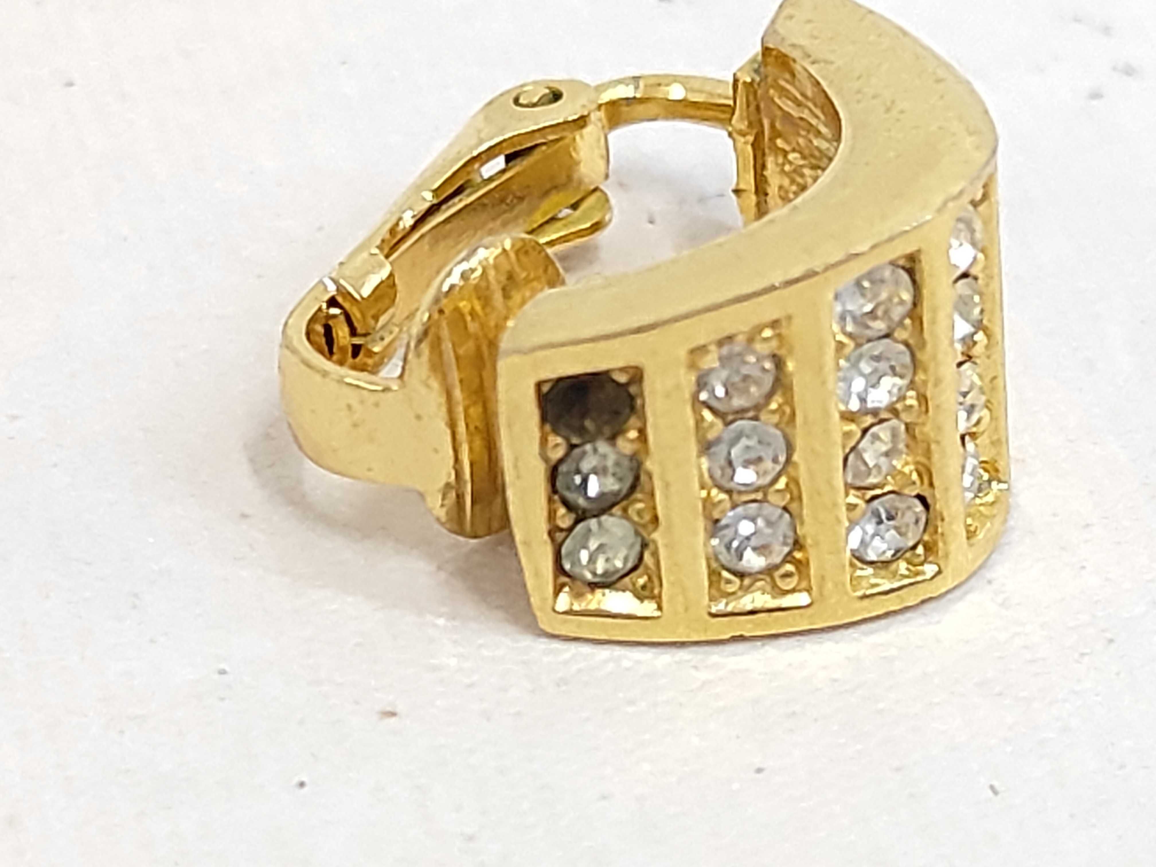 Rhinestone Clip Earrings — view 6