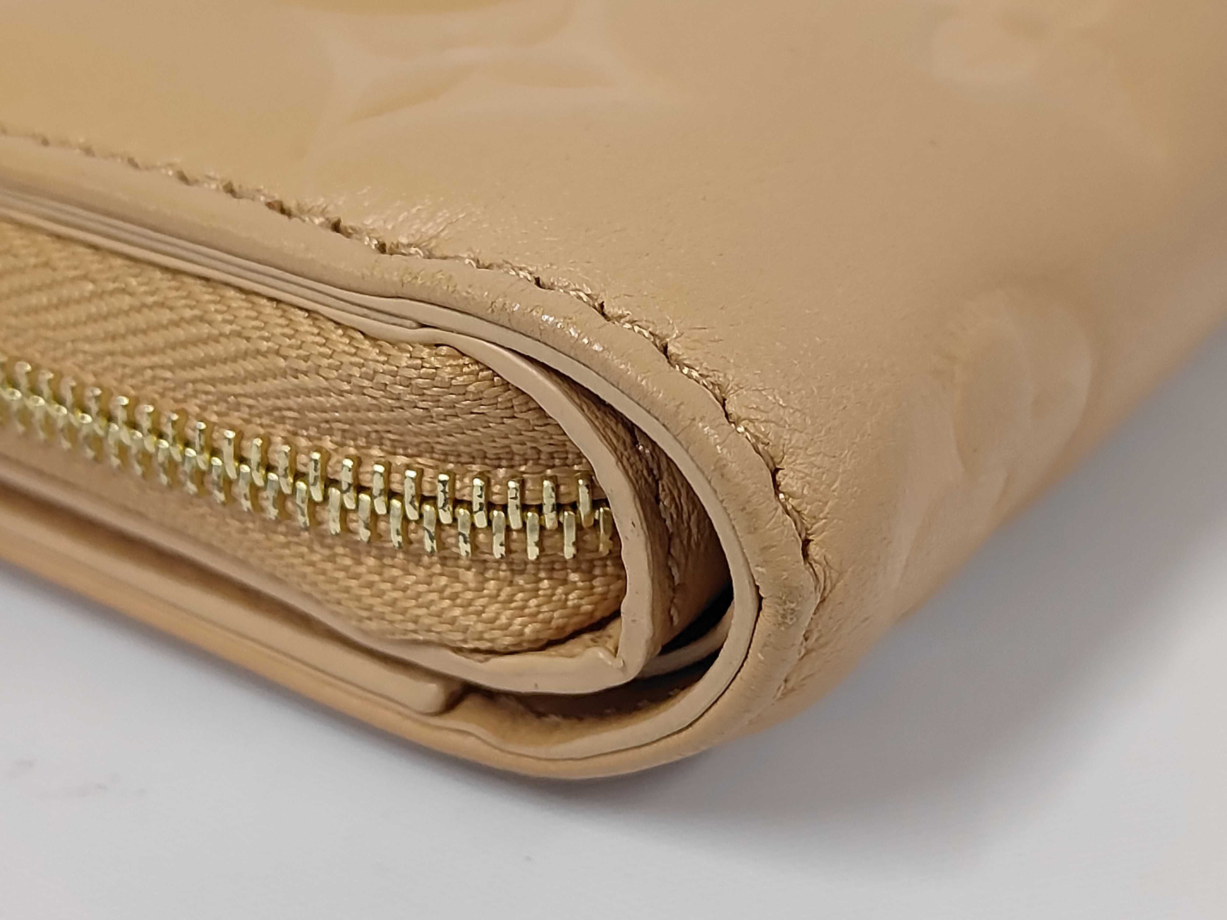 Monogram Embossed Portefeuille Lou Camel M81673 RFID Wallet — view 3