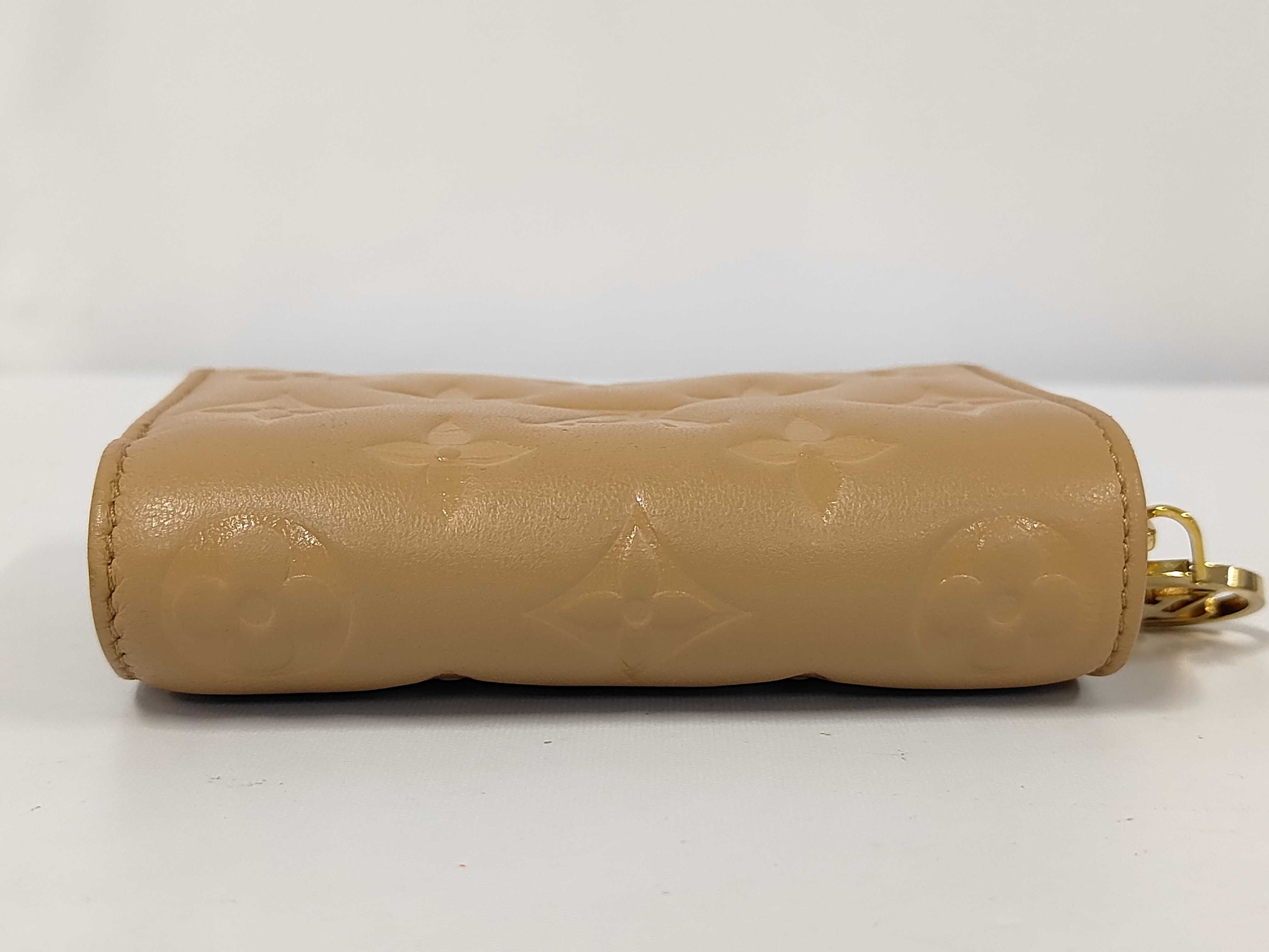 Monogram Embossed Portefeuille Lou Camel M81673 RFID Wallet — view 4