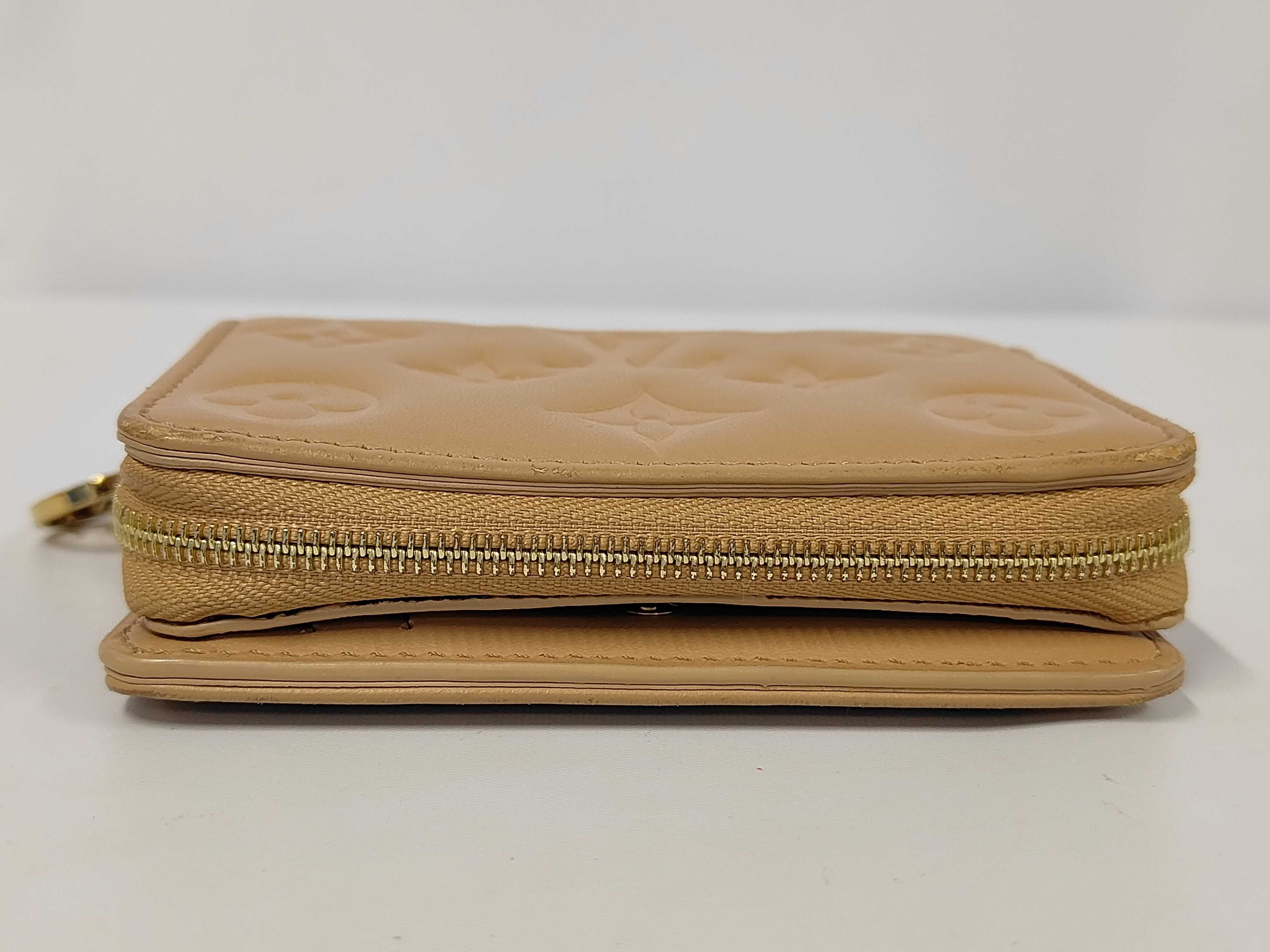 Monogram Embossed Portefeuille Lou Camel M81673 RFID Wallet — view 6