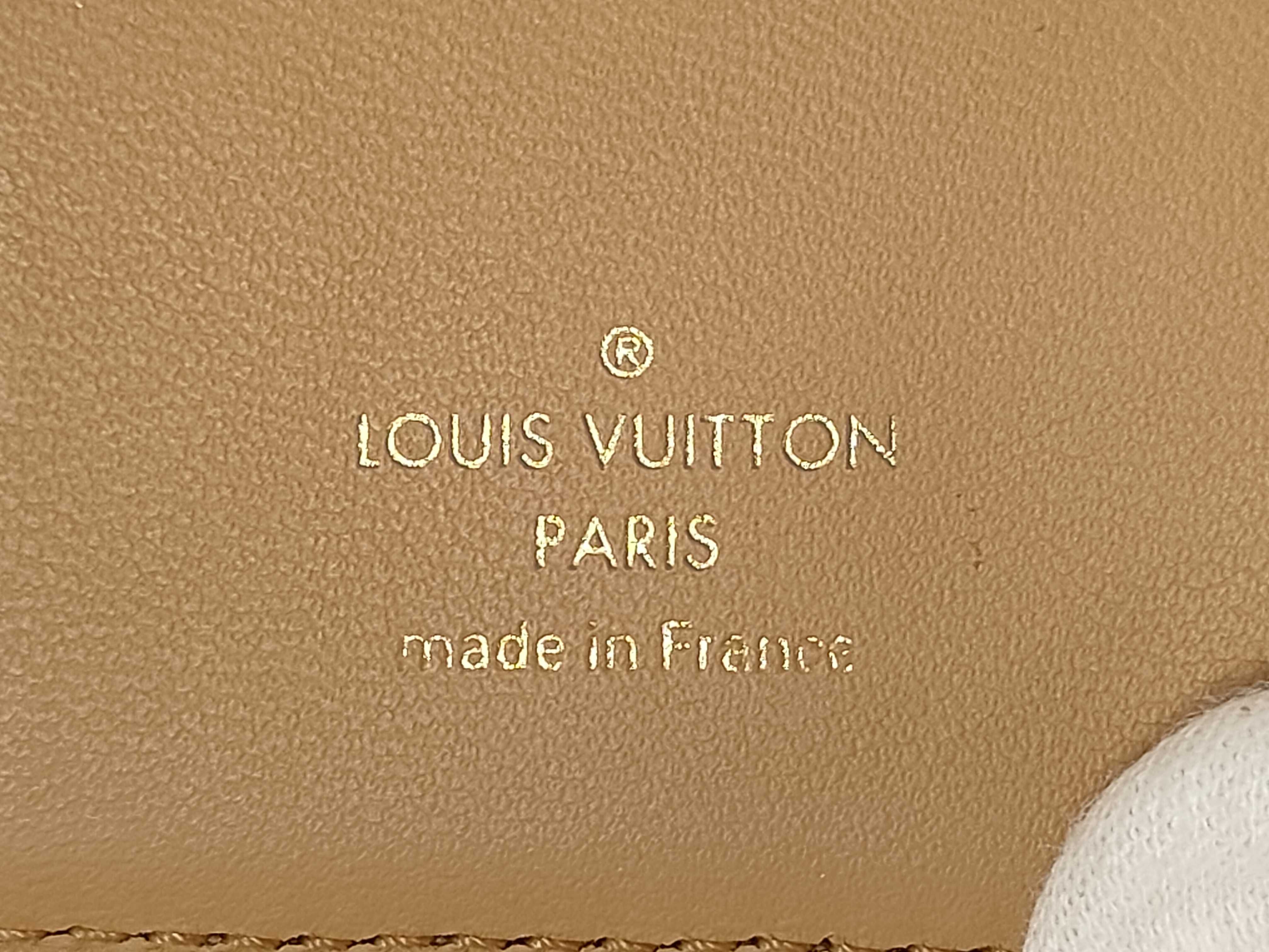 Monogram Embossed Portefeuille Lou Camel M81673 RFID Wallet — view 8