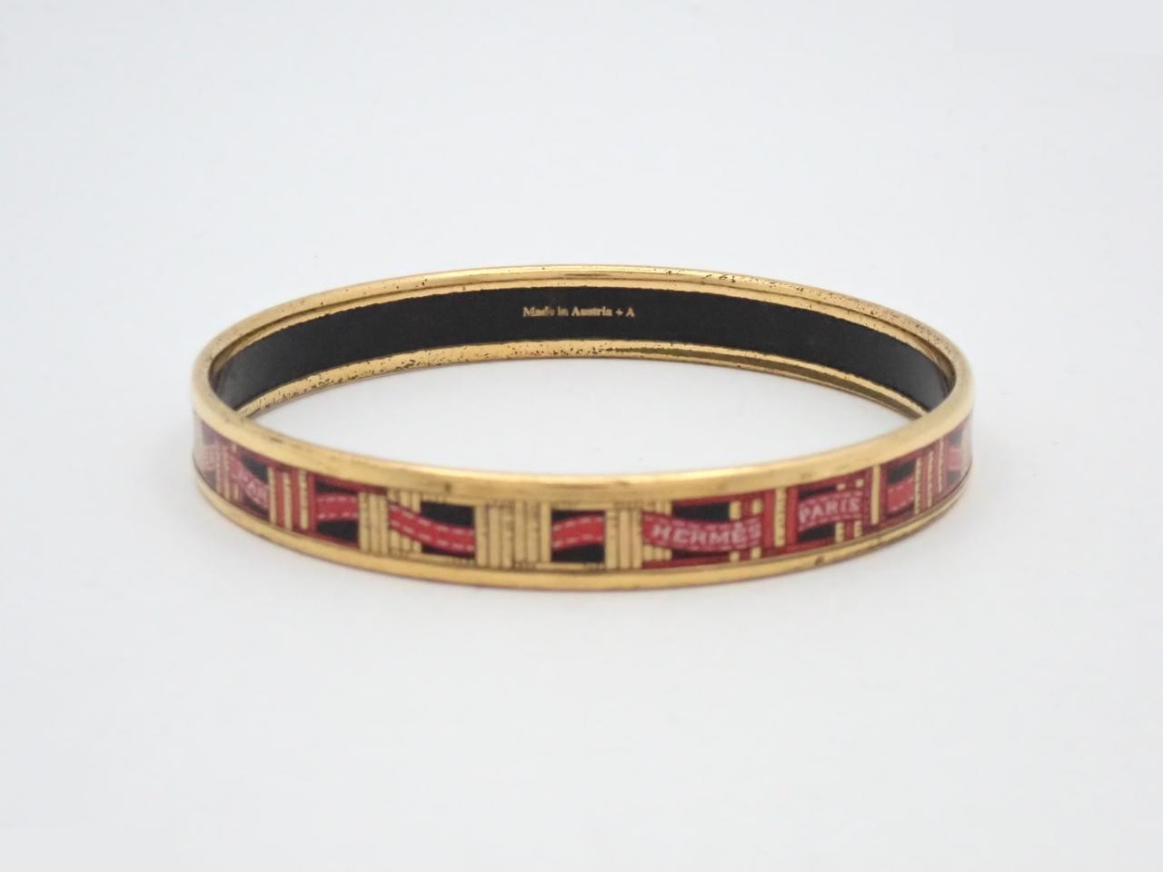 Email PM, Red x Black, Gold Plated, Wrist size approximately 20cm — view 2