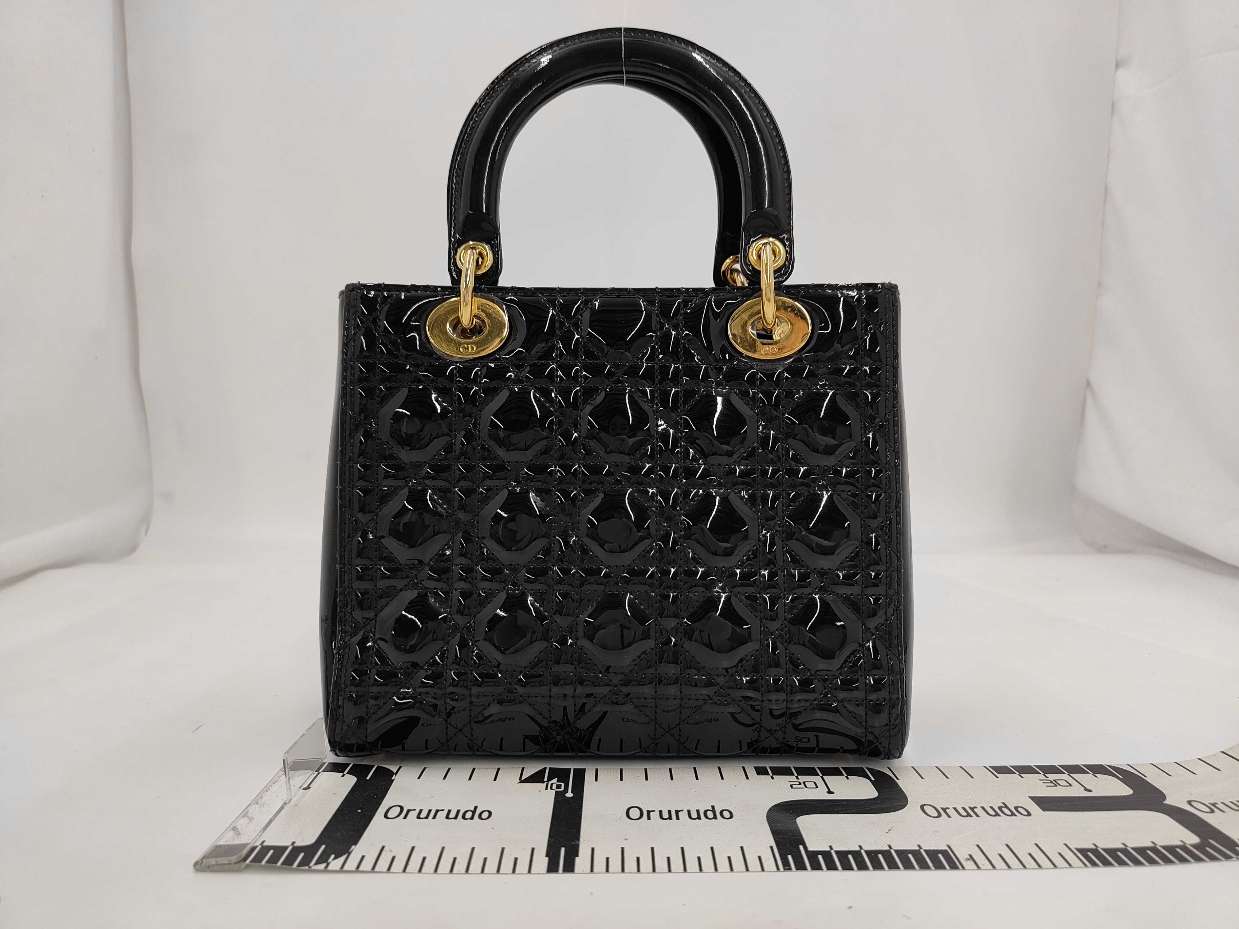 Lady Dior Black 5 Glaze Handbag — view 2