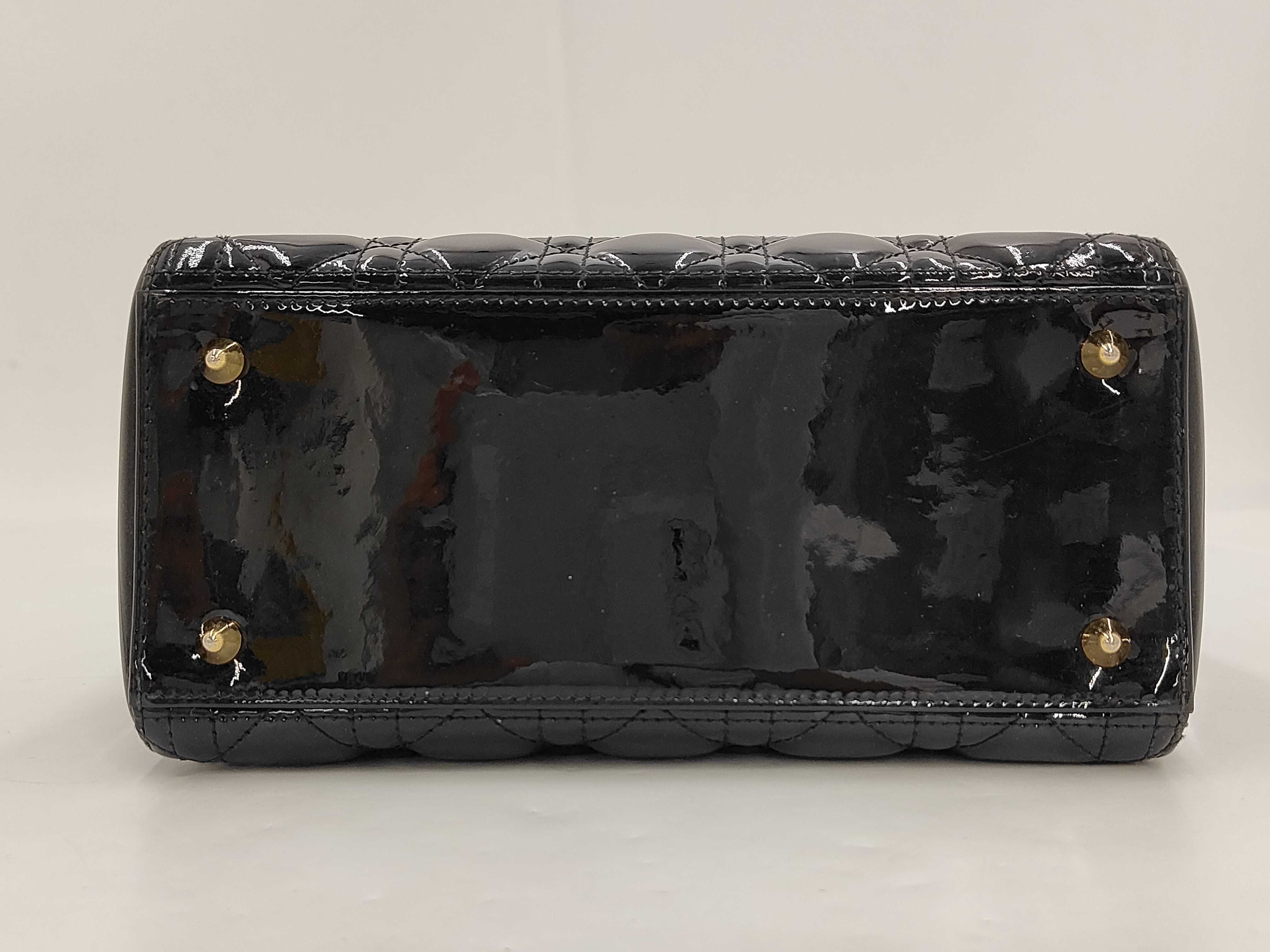 Lady Dior Black 5 Glaze Handbag — view 3
