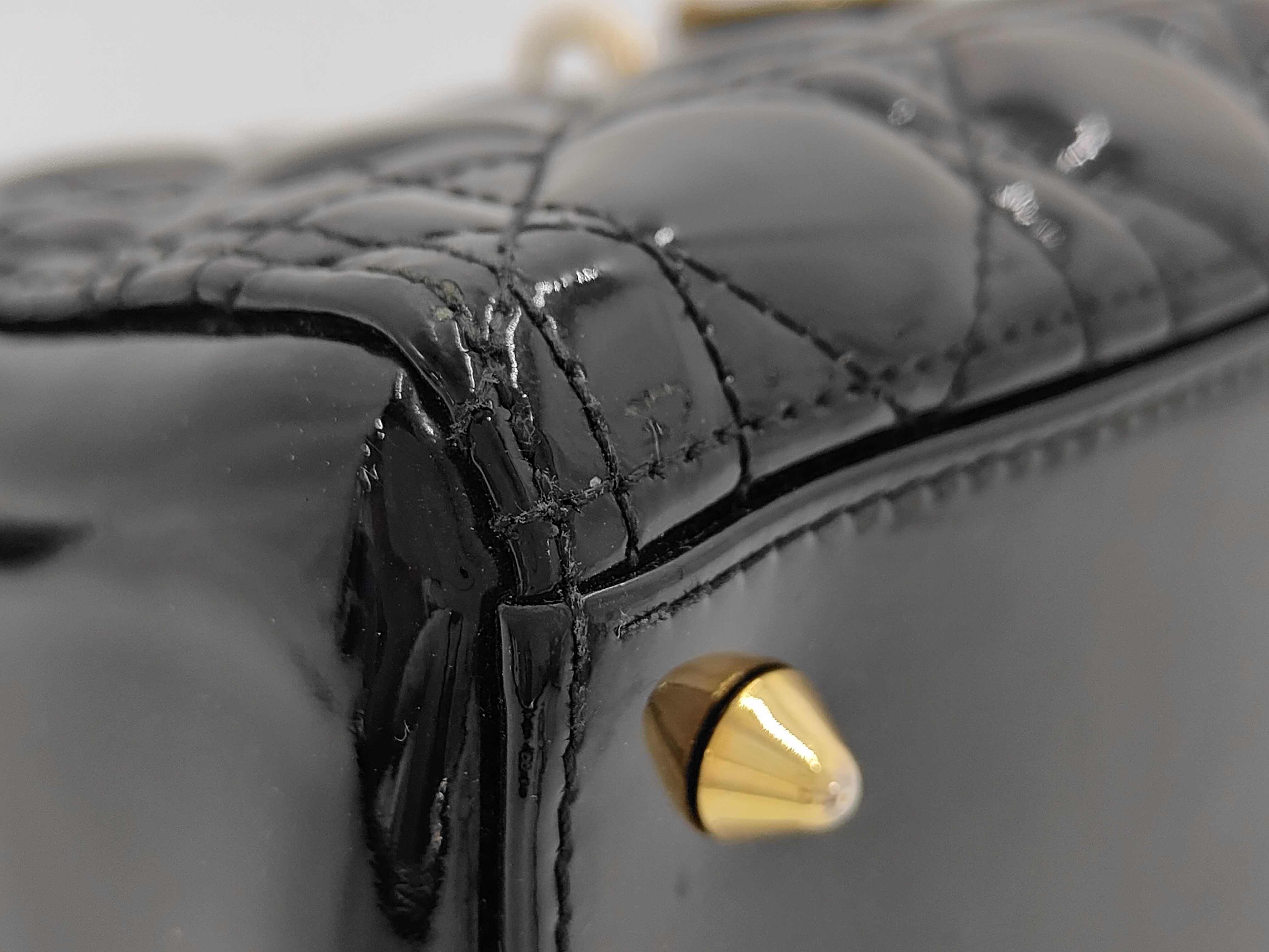 Lady Dior Black 5 Glaze Handbag — view 4