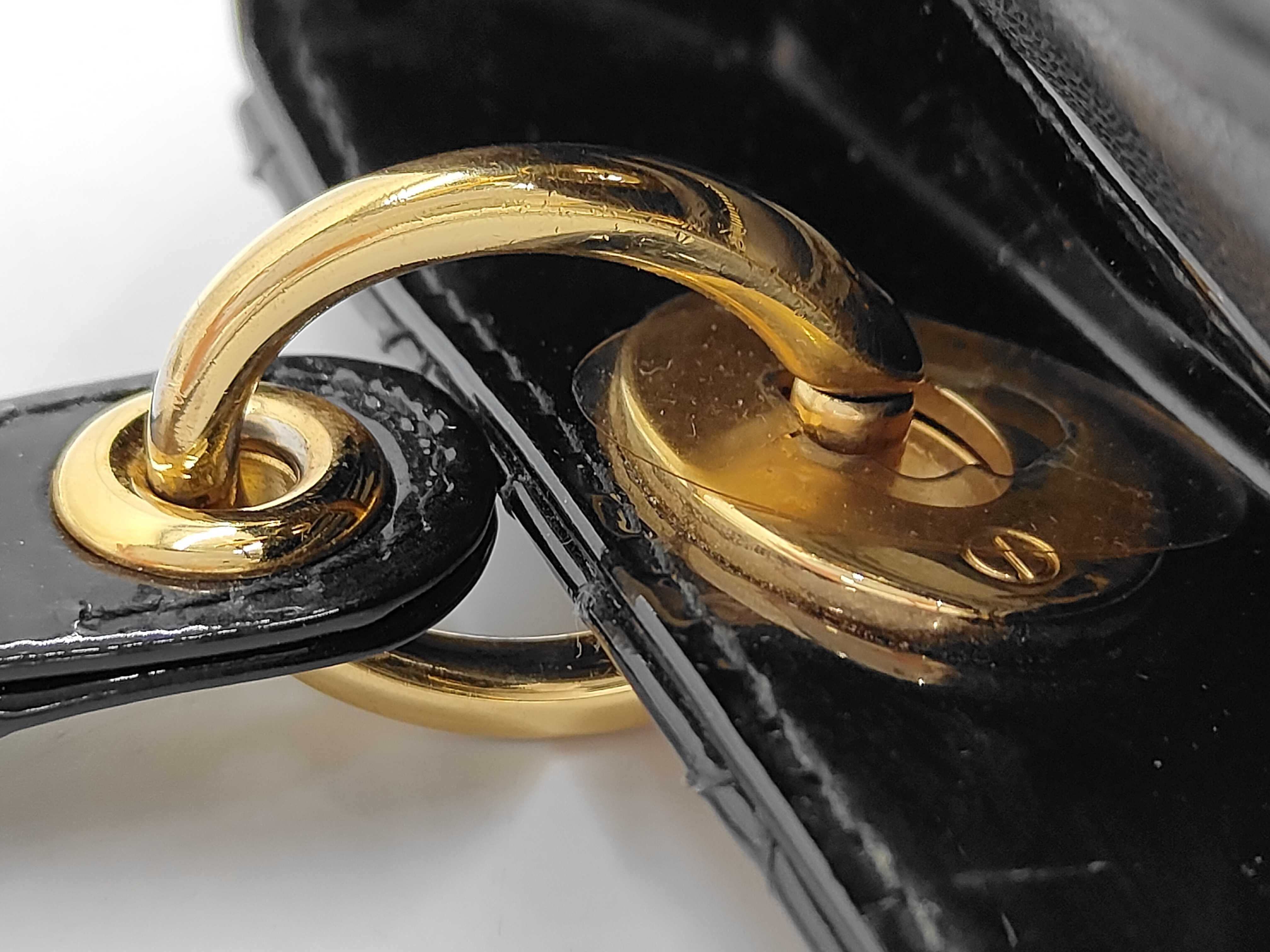 Lady Dior Black 5 Glaze Handbag — view 6