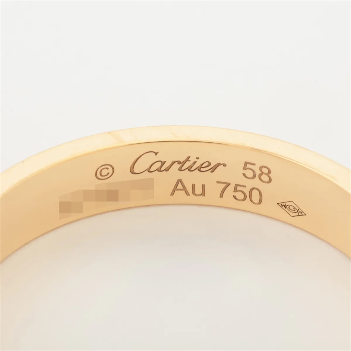 Mini Love Ring 750 (PG) 3.7g 58 974IDY Scratches — view 3
